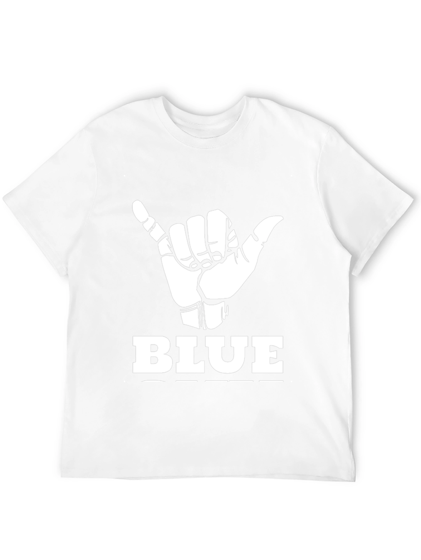 Hang Loose BLUE Graphic Tee - Casual Comfort
