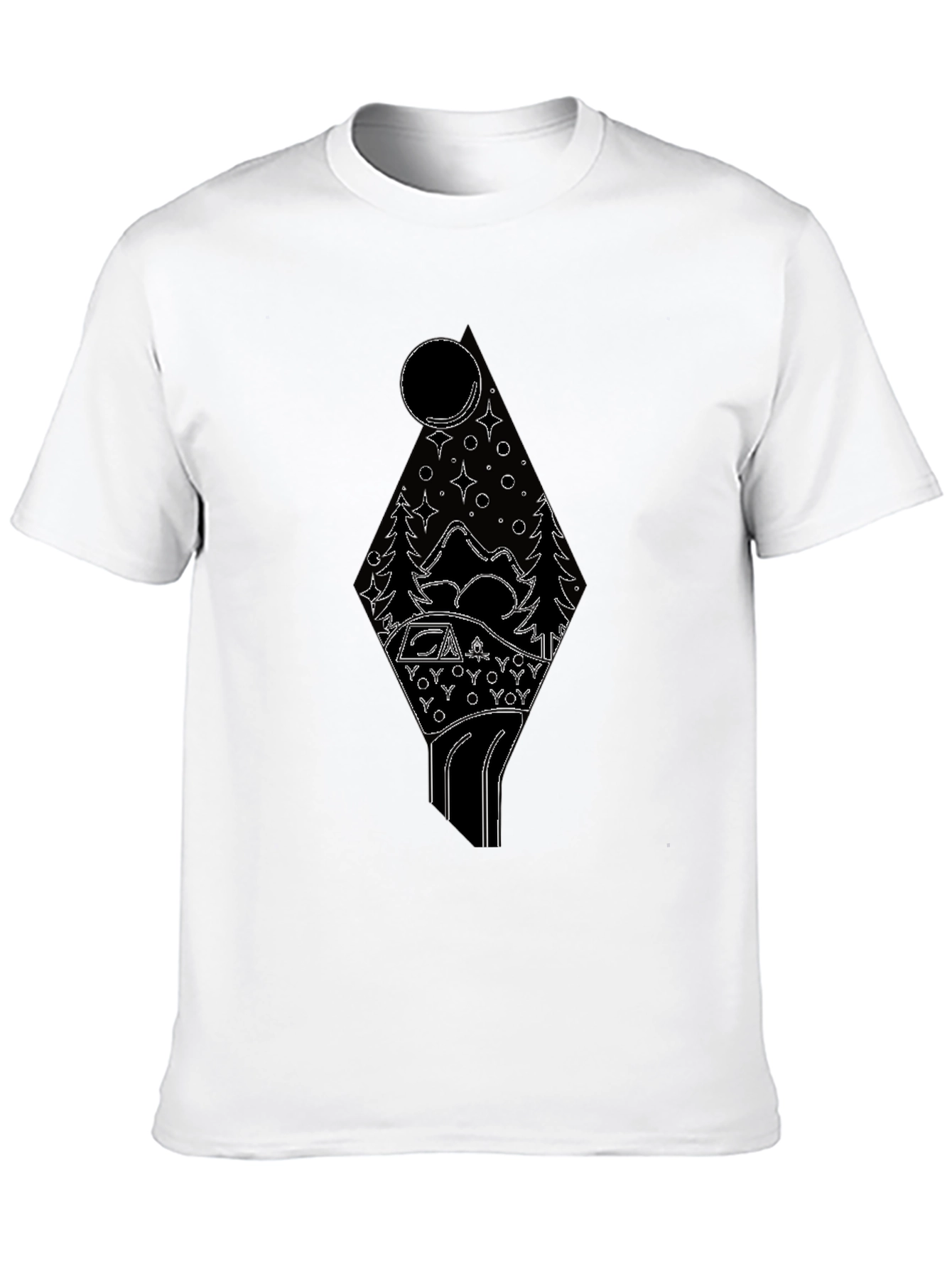 Adventure Awaits Graphic T-Shirt - Camping Under the Stars