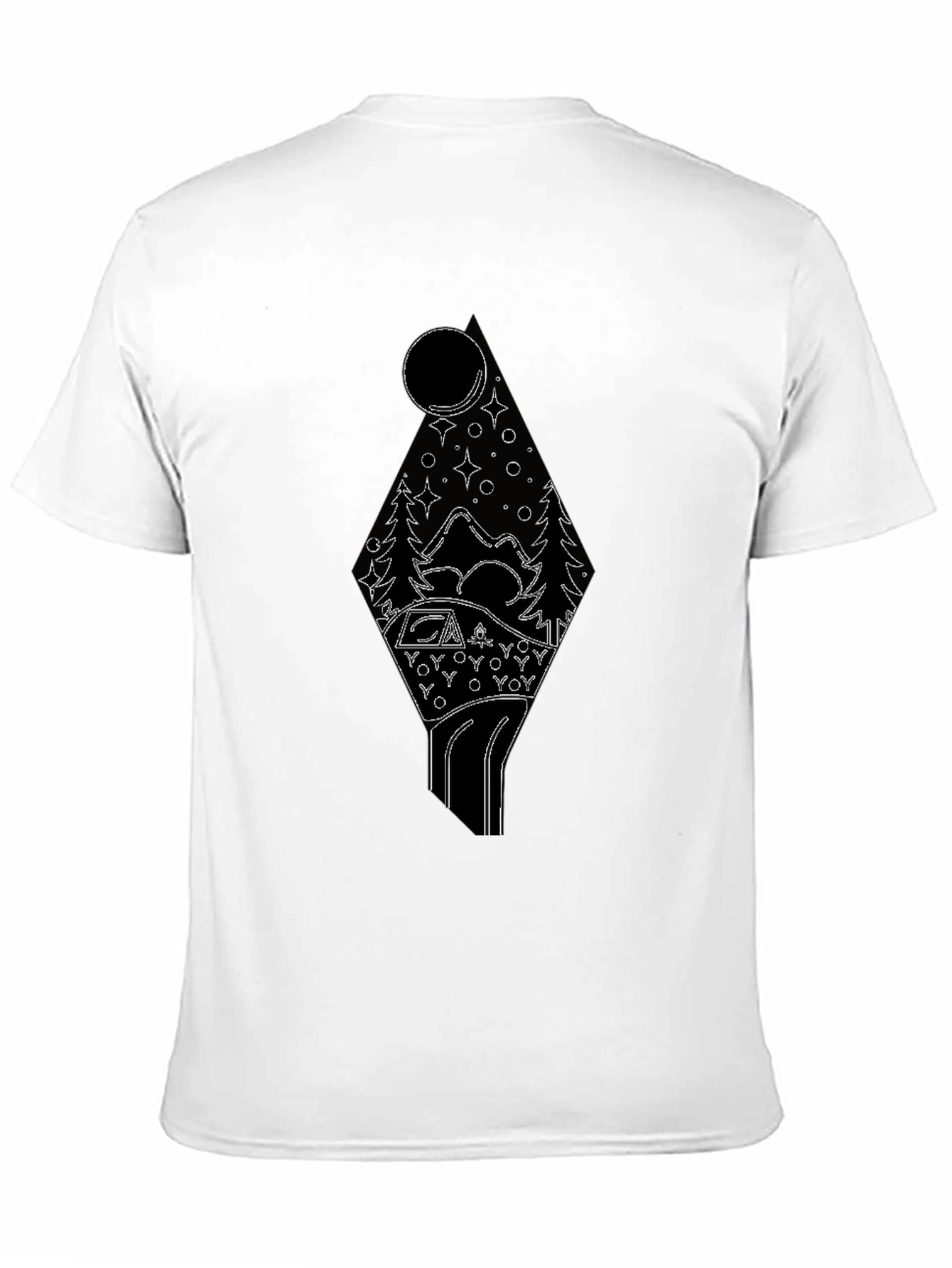 Adventure Awaits Graphic T-Shirt - Camping Under the Stars