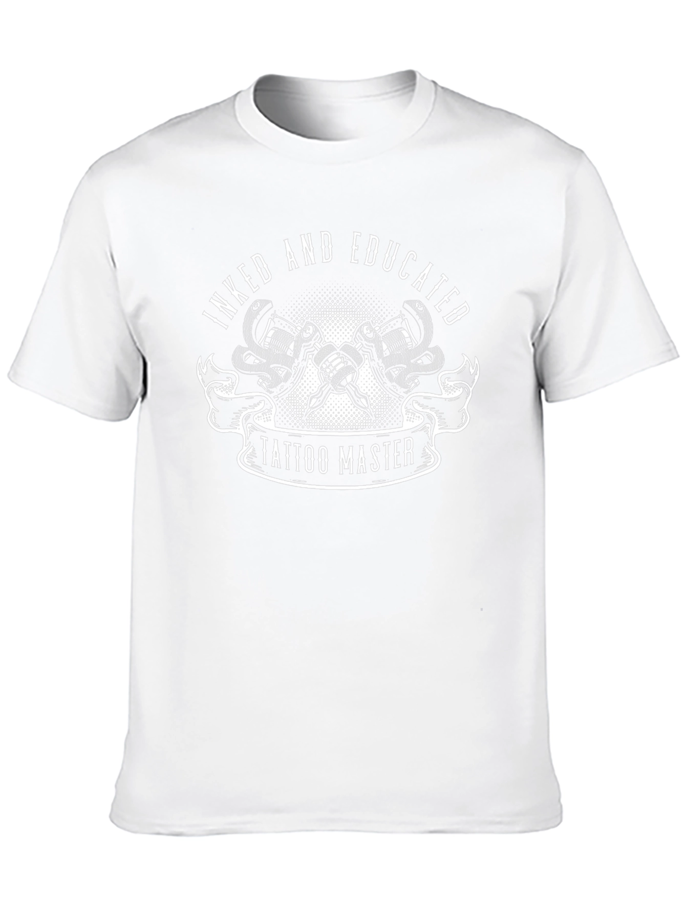 Inked and Educated Tattoo Master Black T-Shirt