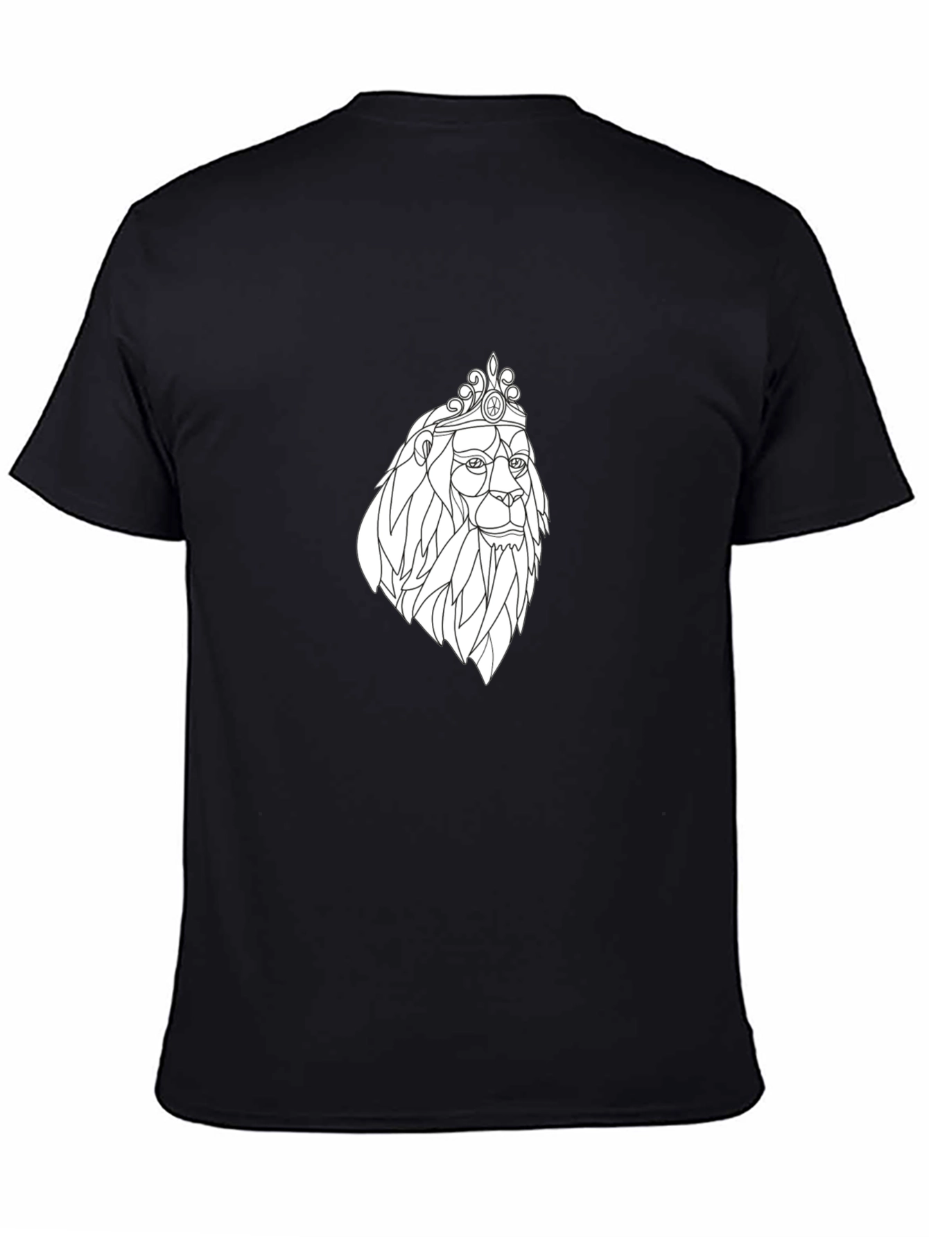 Lion King Graphic Tee - Modern Black T-Shirt