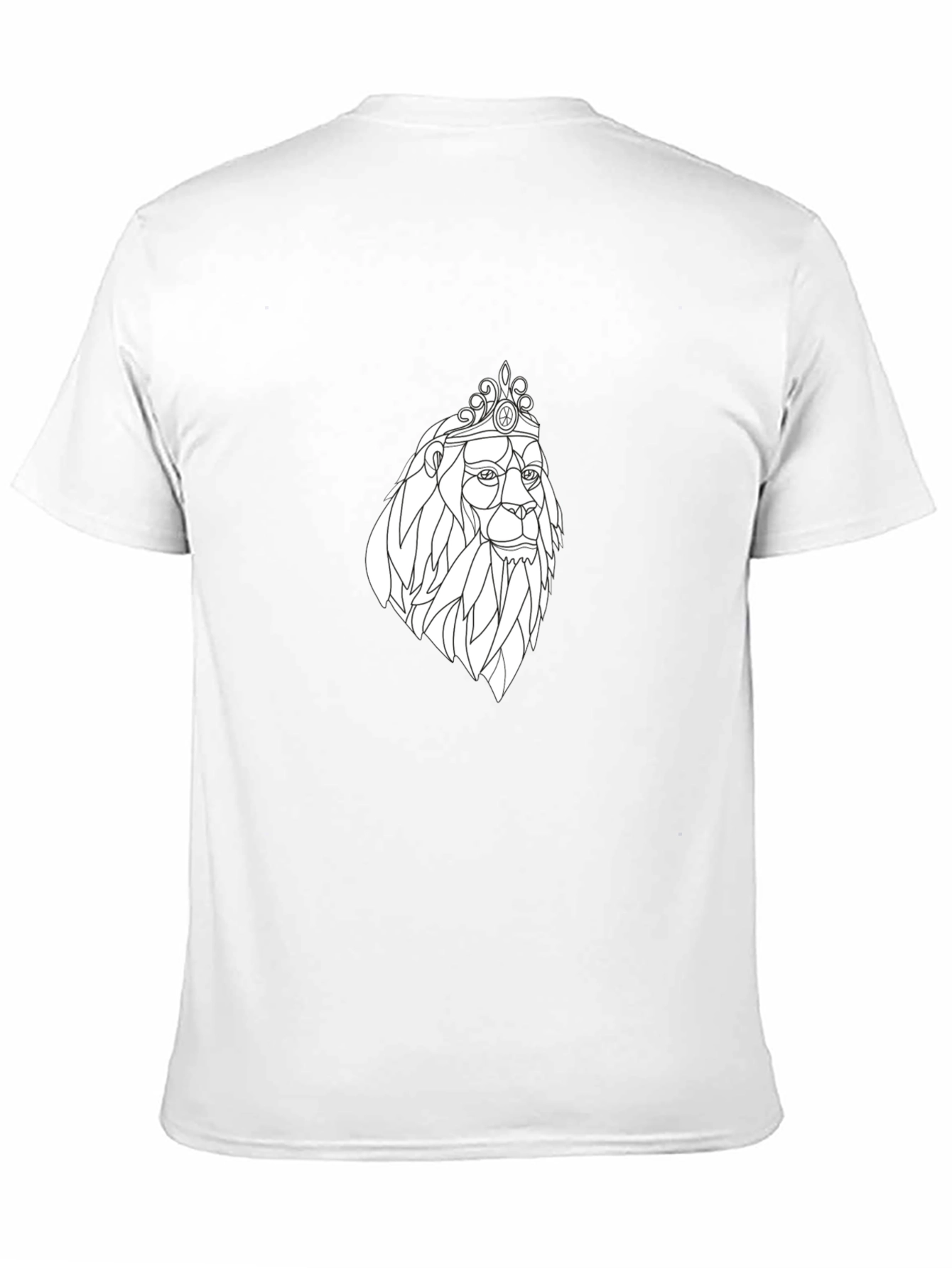 Lion King Graphic Tee - Modern Black T-Shirt