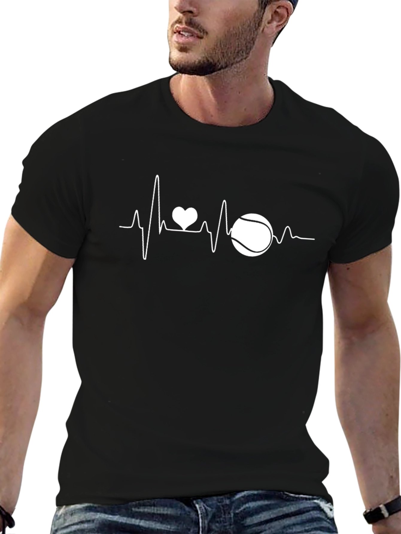 Heartbeat Tennis T-Shirt - Love of the Game!