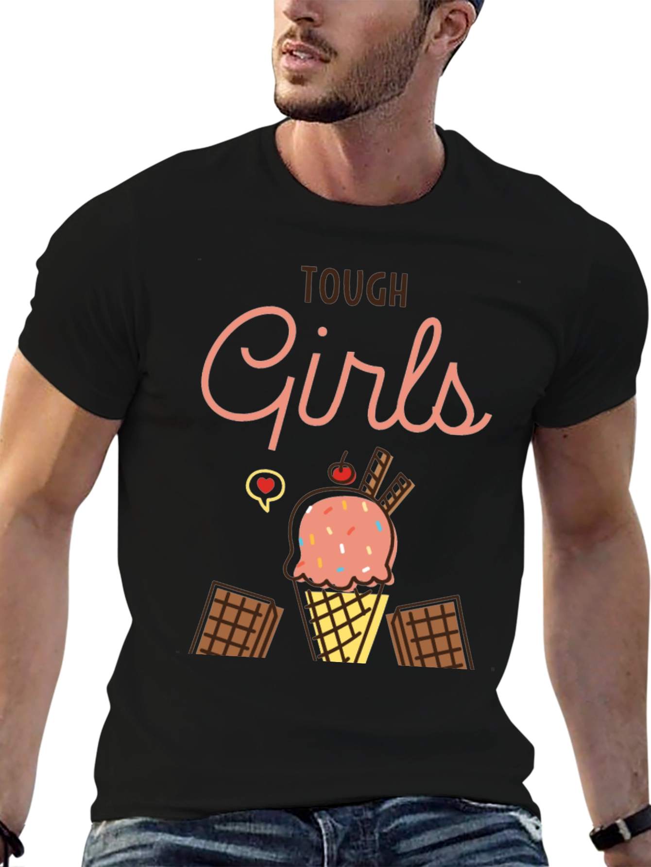 Tough Girls Ice Cream Graphic Tee