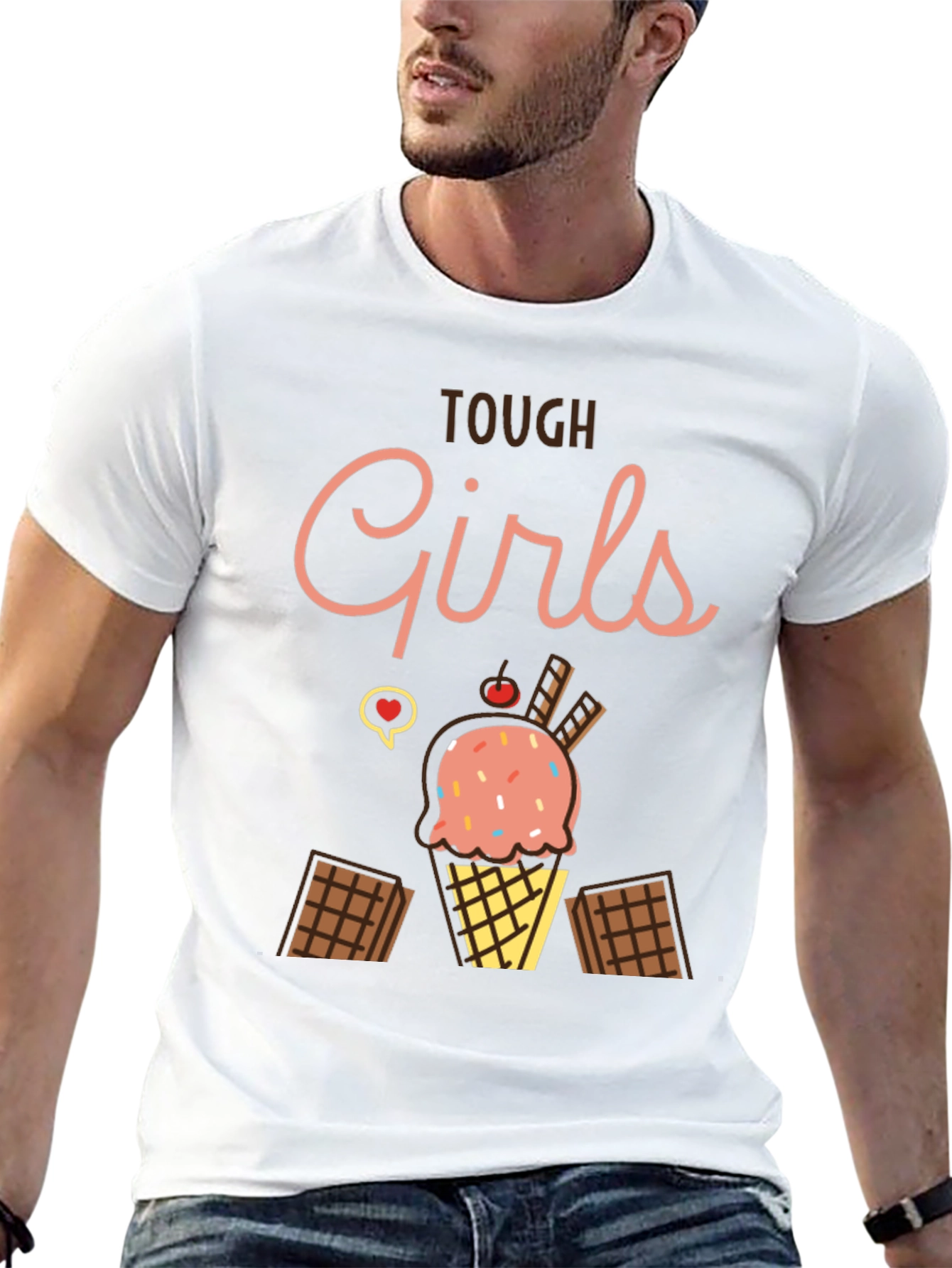 Tough Girls Ice Cream Graphic Tee