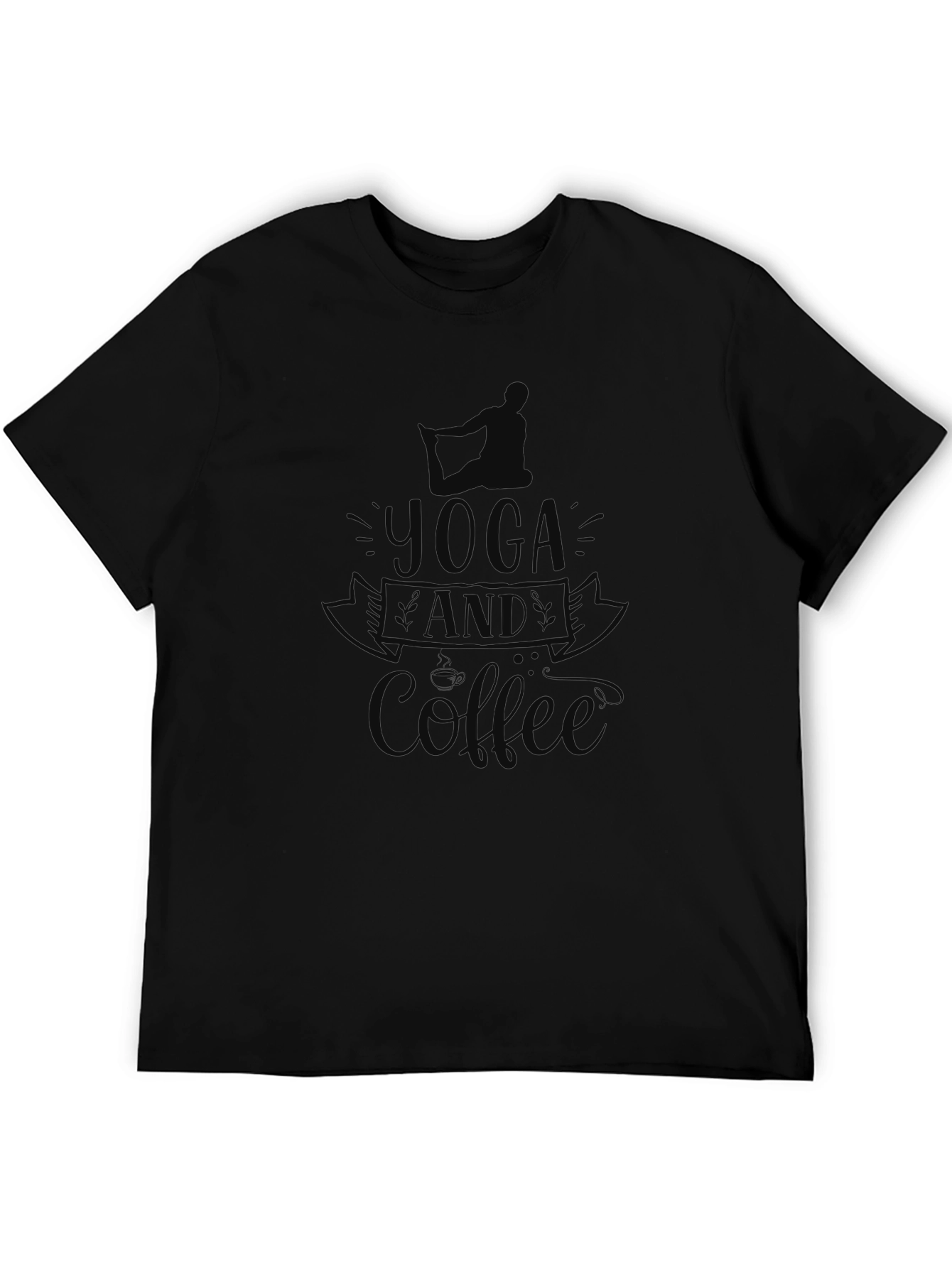 Yoga and Coffee Graphic Tee