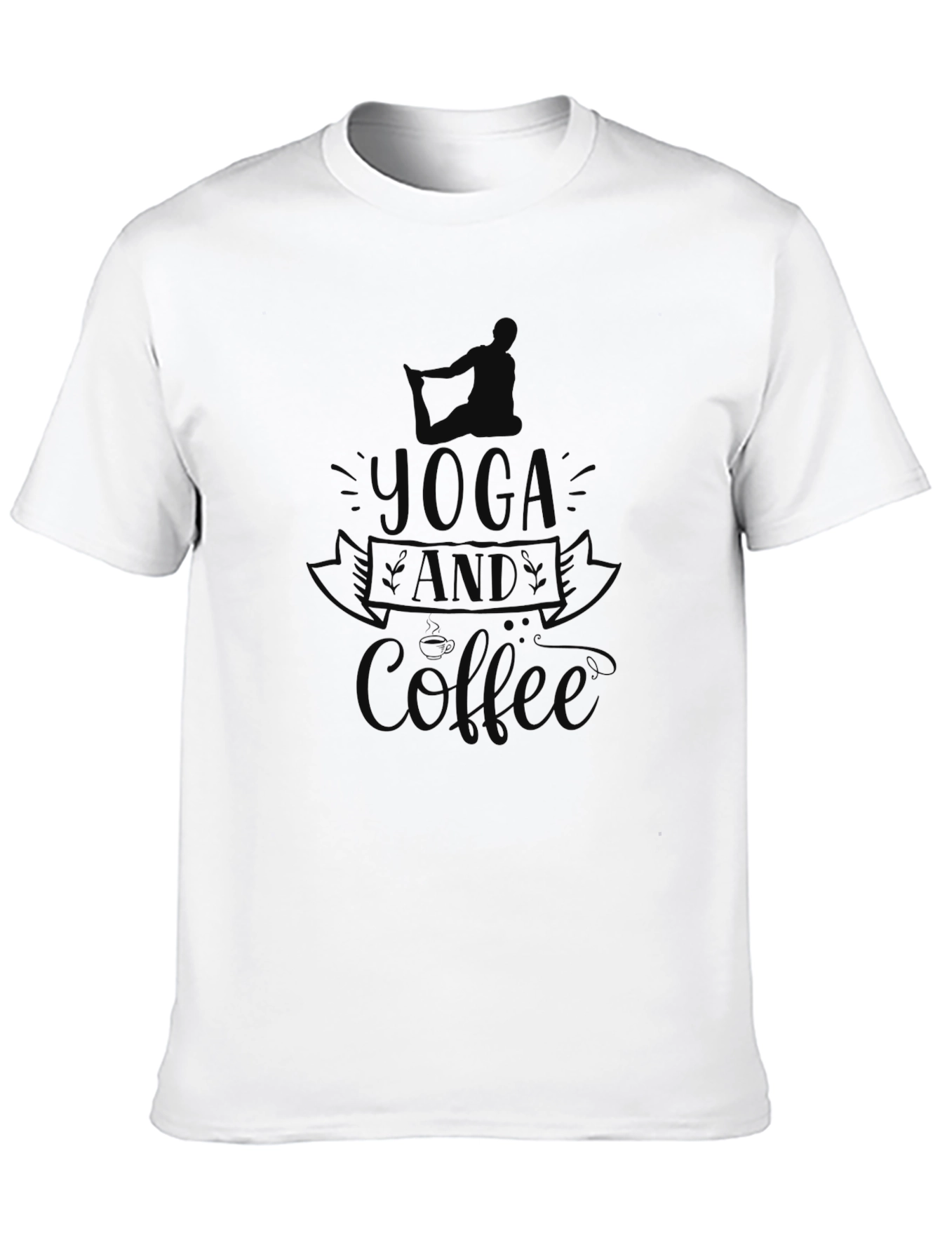 Yoga and Coffee Graphic Tee