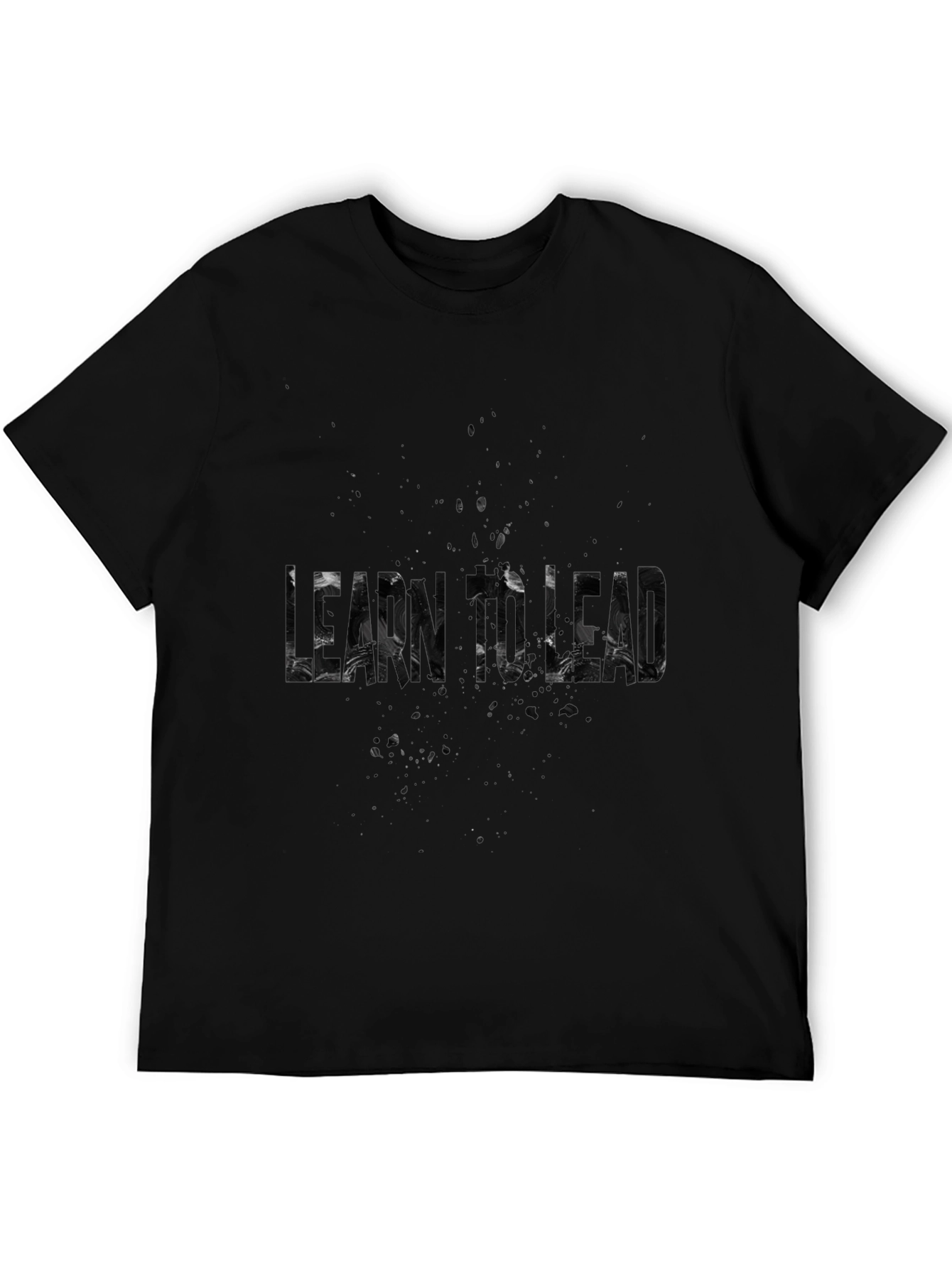 Learn Instead Graphic Tee - Black Casual Shirt