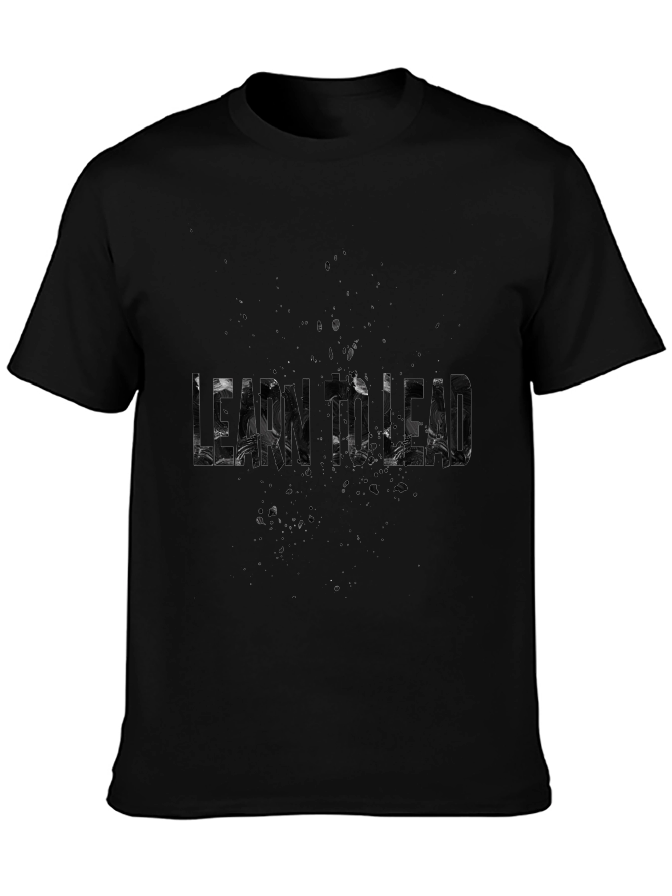 Learn Instead Graphic Tee - Black Casual Shirt