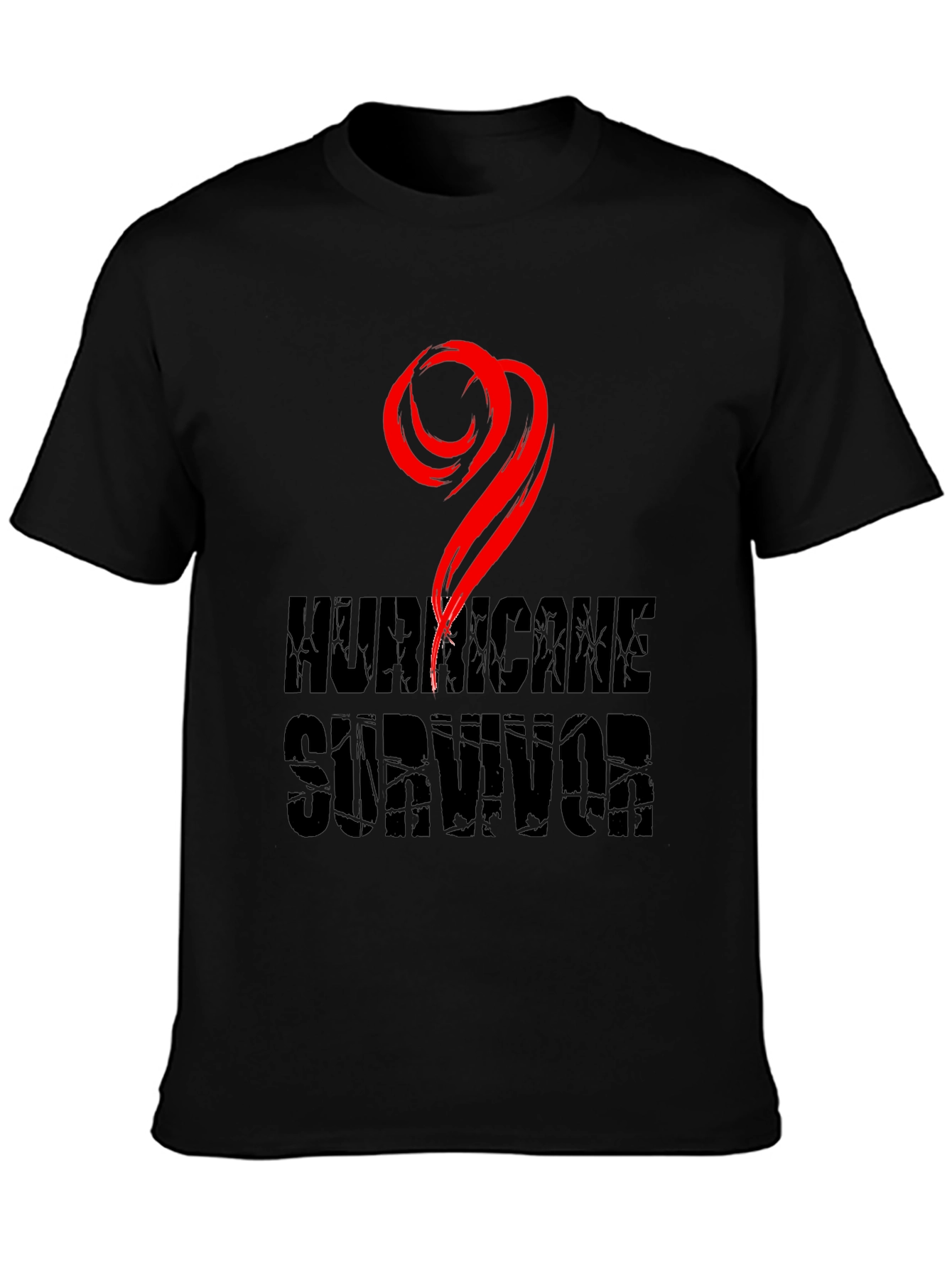 Hurricane Survivor Tee - Grunge Graphic T-Shirt
