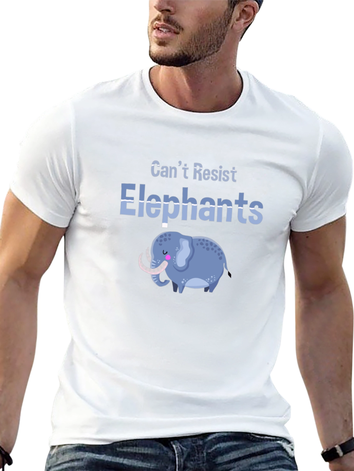 Cant Resist Elephants Graphic Tee