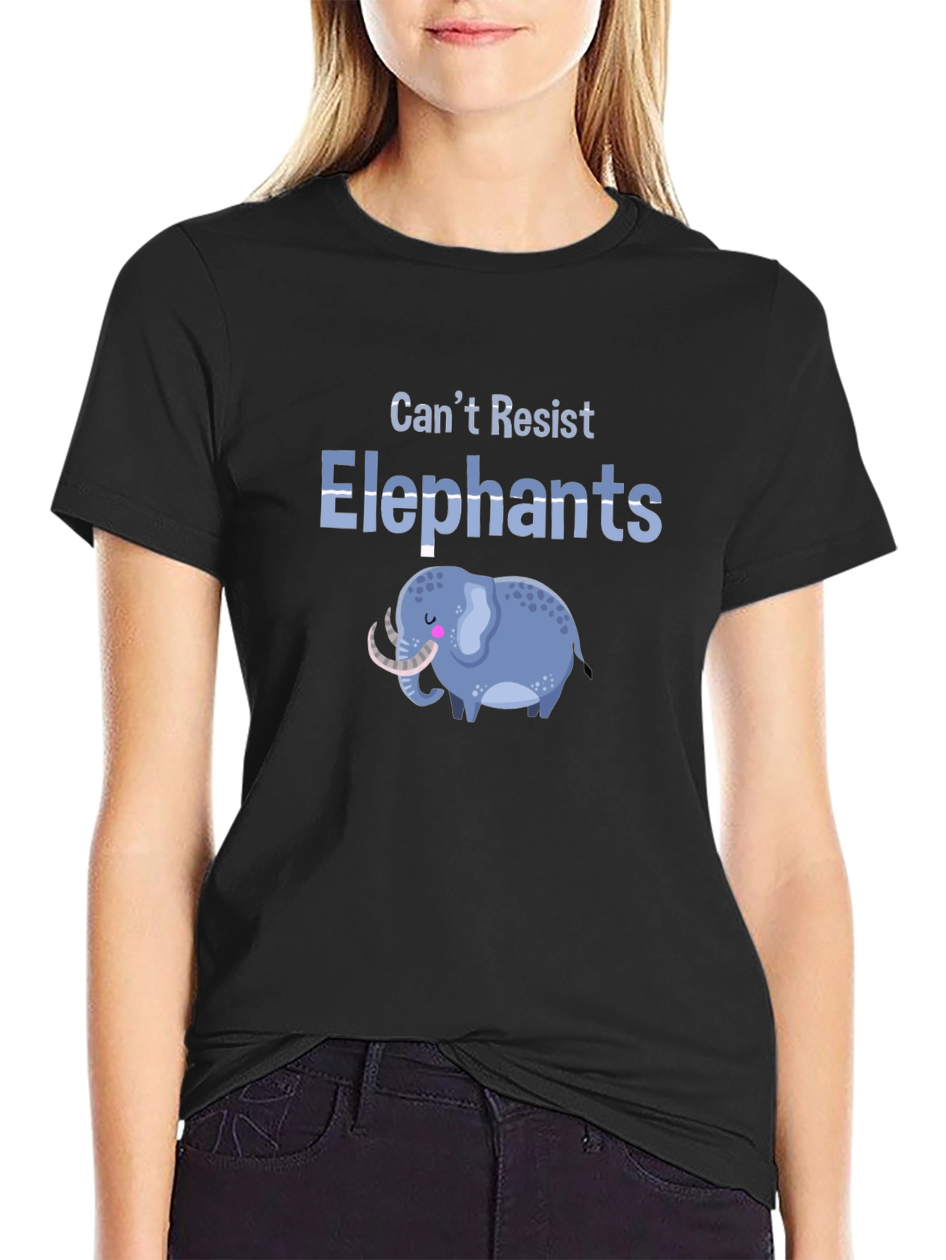 Cant Resist Elephants Graphic Tee