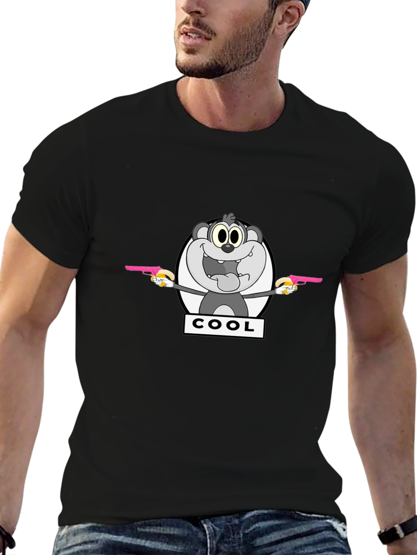 Cool Cartoon Character Graphic Tee