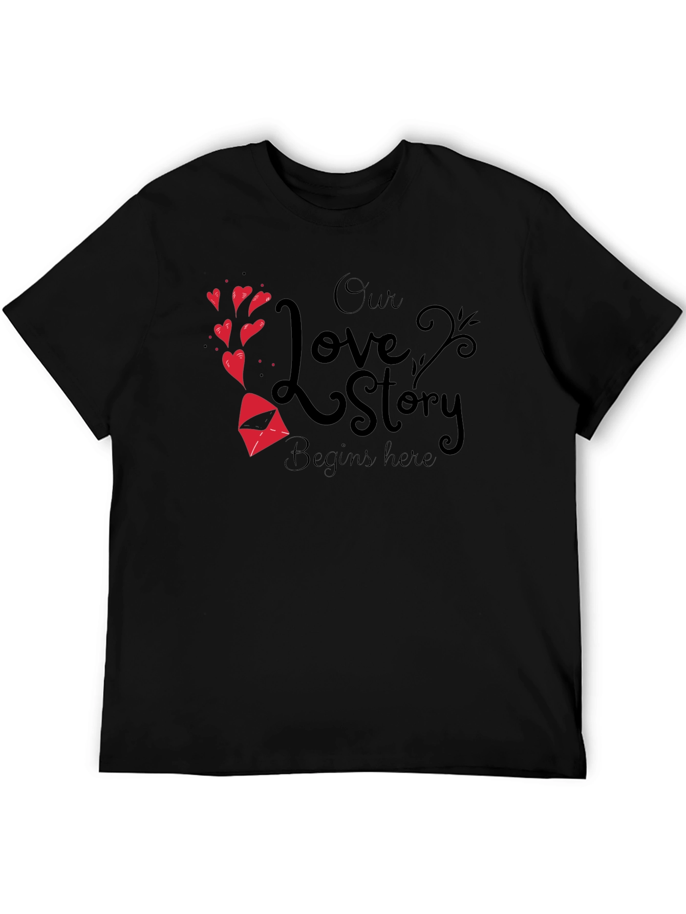 Our Love Story Begins Here T-Shirt