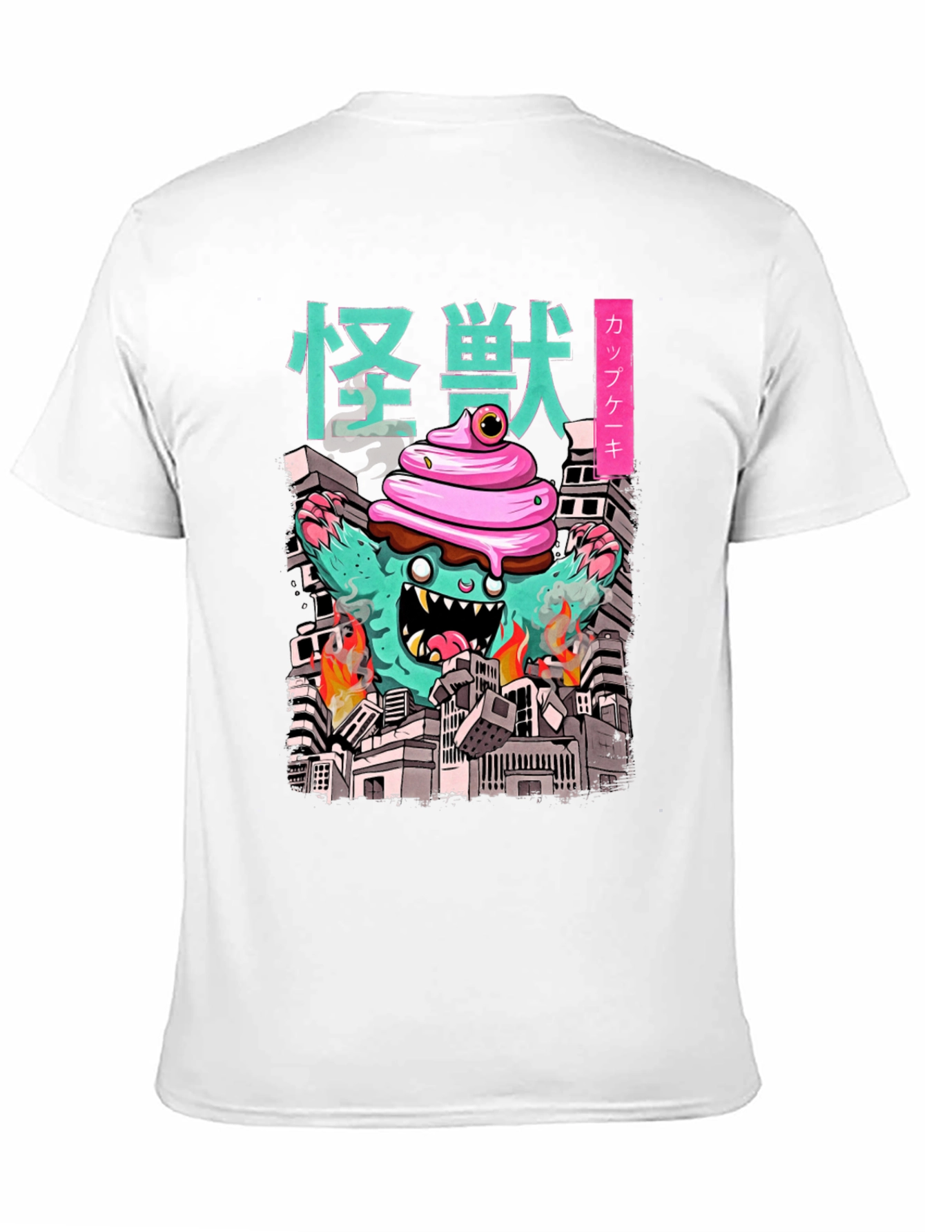 Cupcake Kaiju Graphic Tee - Monster T-Shirt