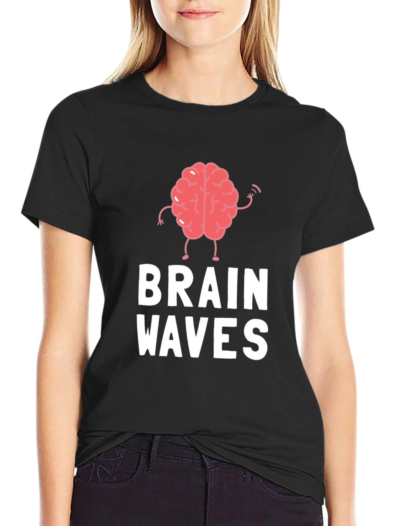 Brain Waves Graphic Tee - Funny T-Shirt