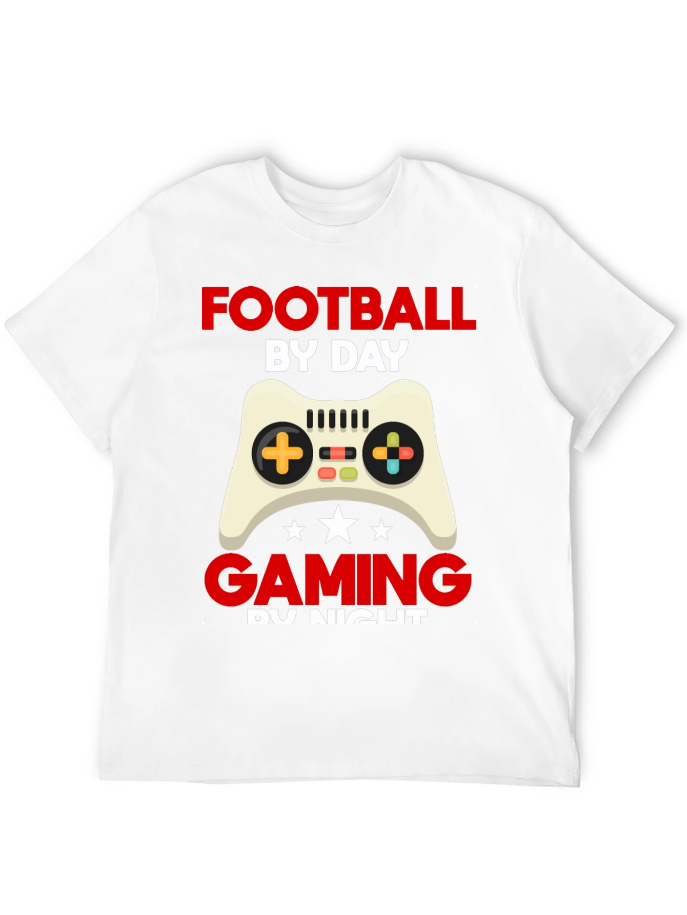Football by Day Gaming by Night T-Shirt