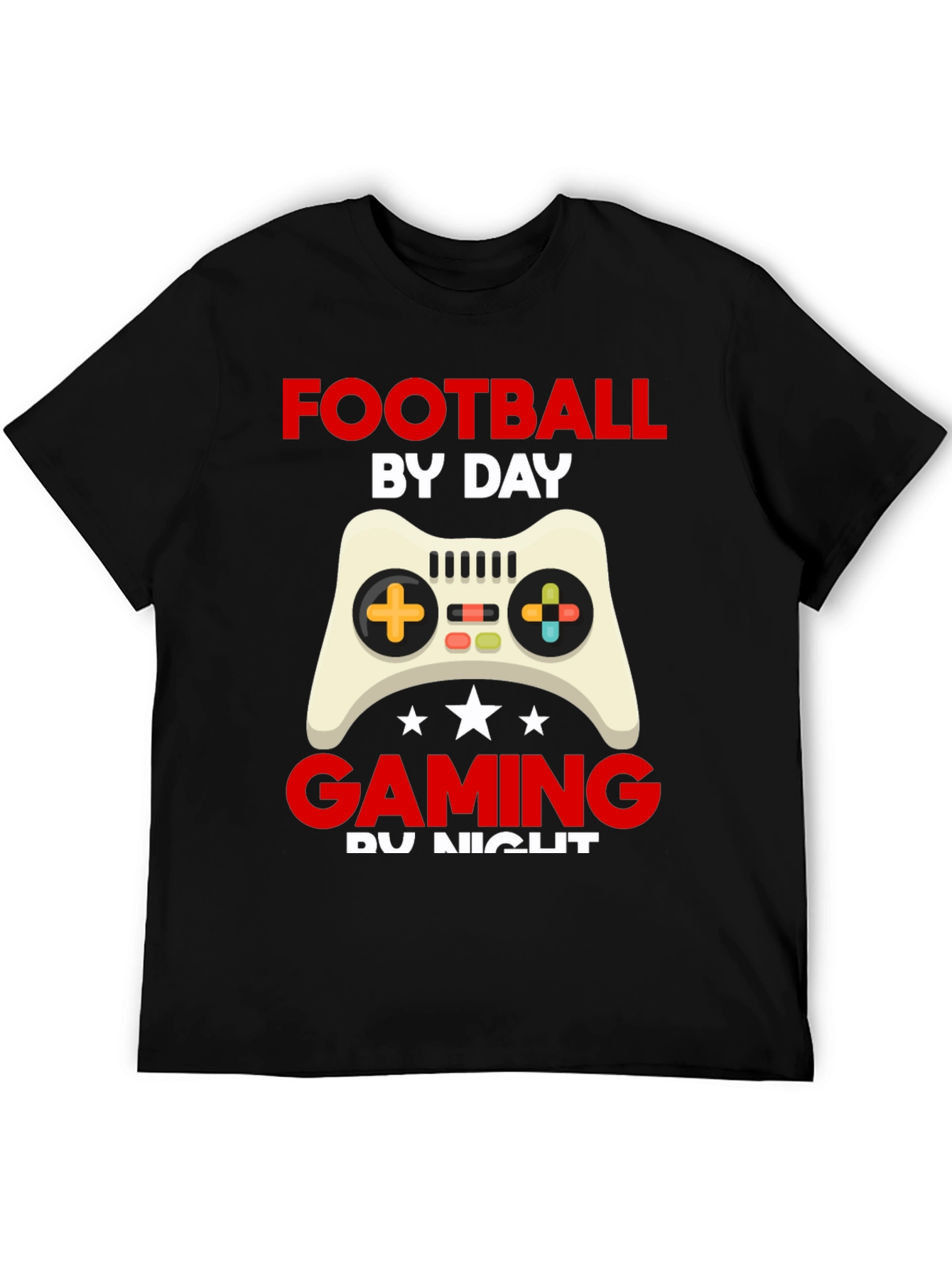 Football by Day Gaming by Night T-Shirt