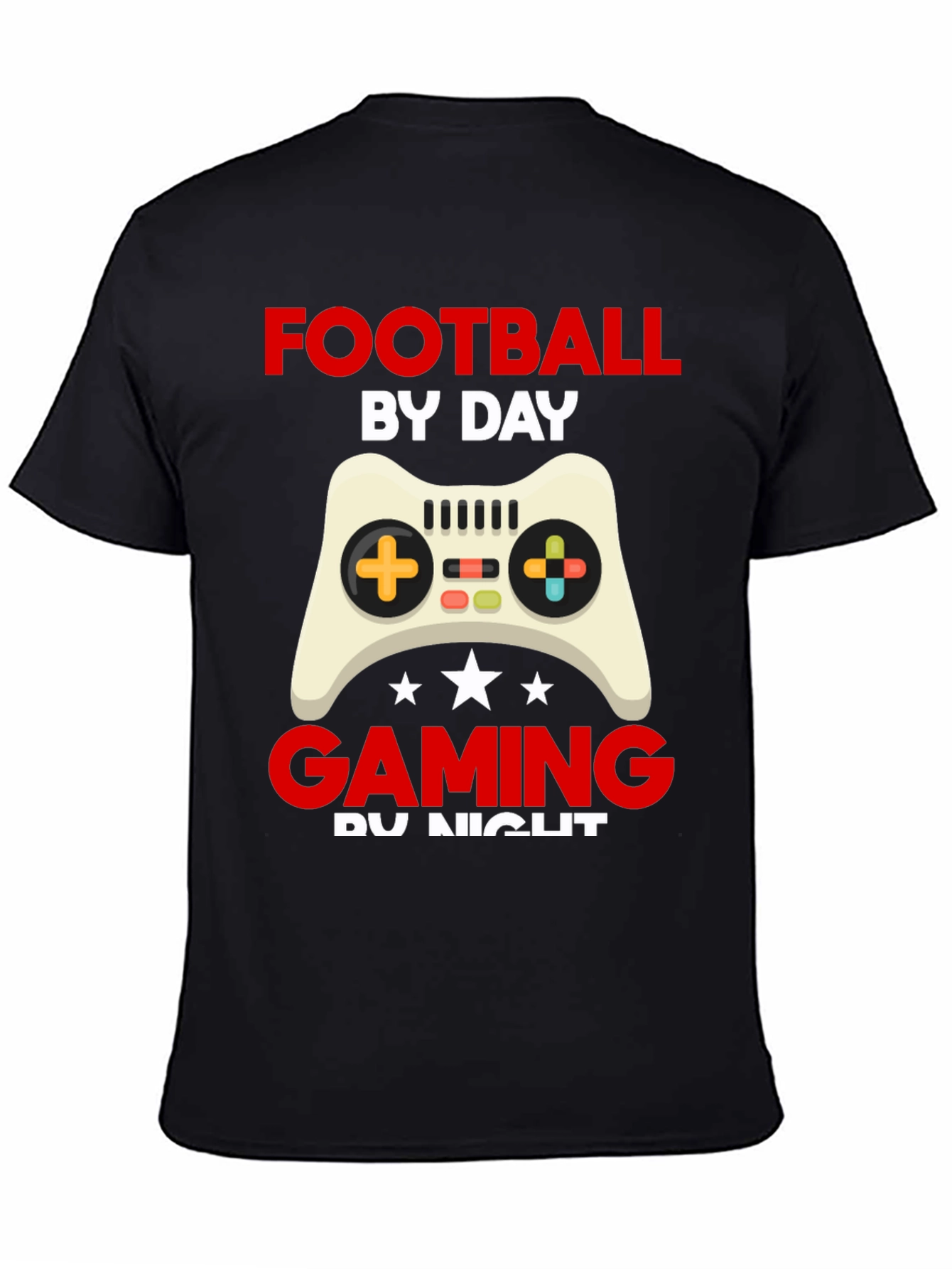 Football by Day Gaming by Night T-Shirt