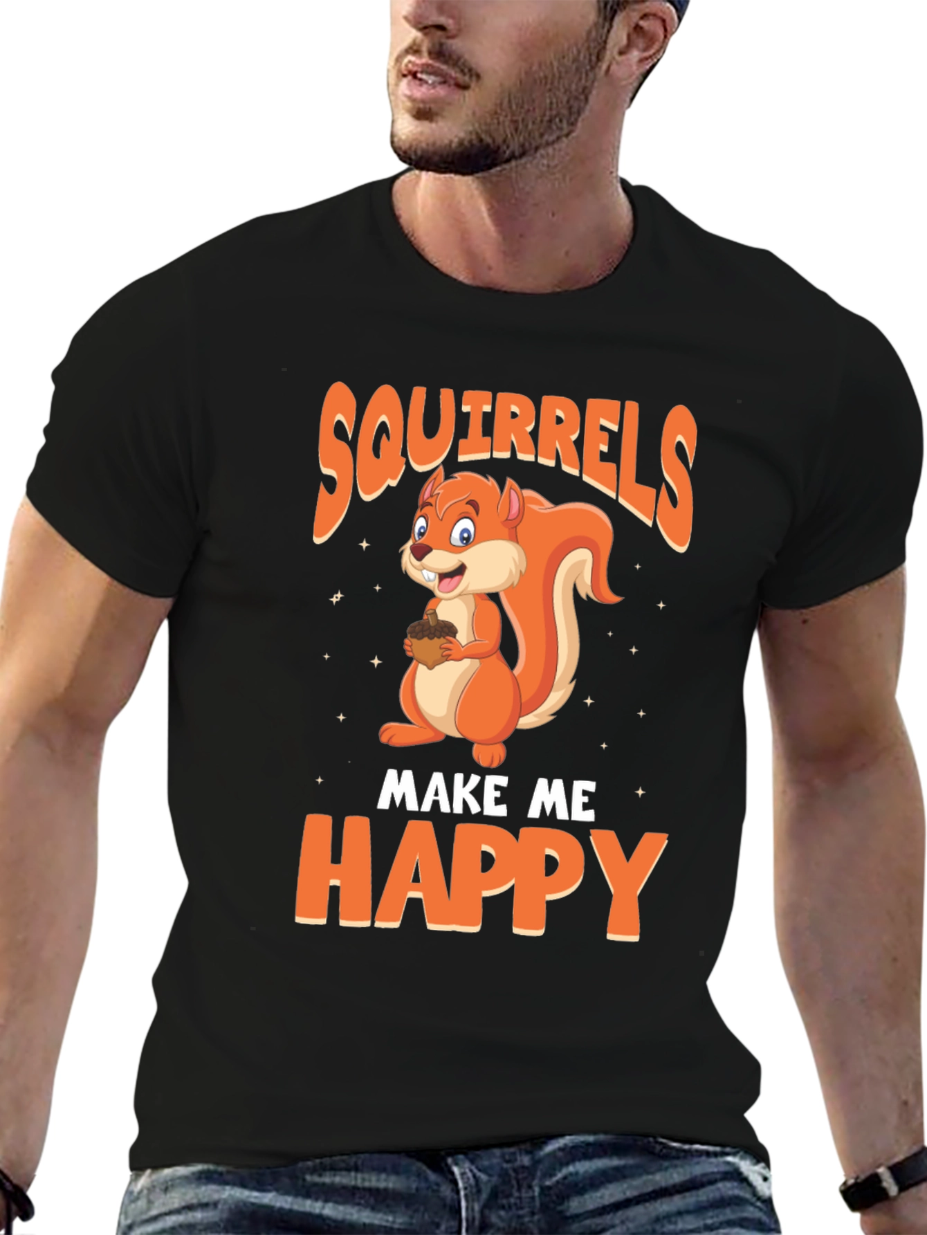 Squirrels Make Me Happy T-Shirt