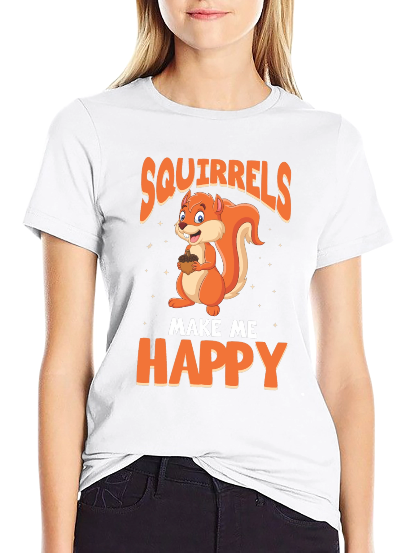 Squirrels Make Me Happy T-Shirt
