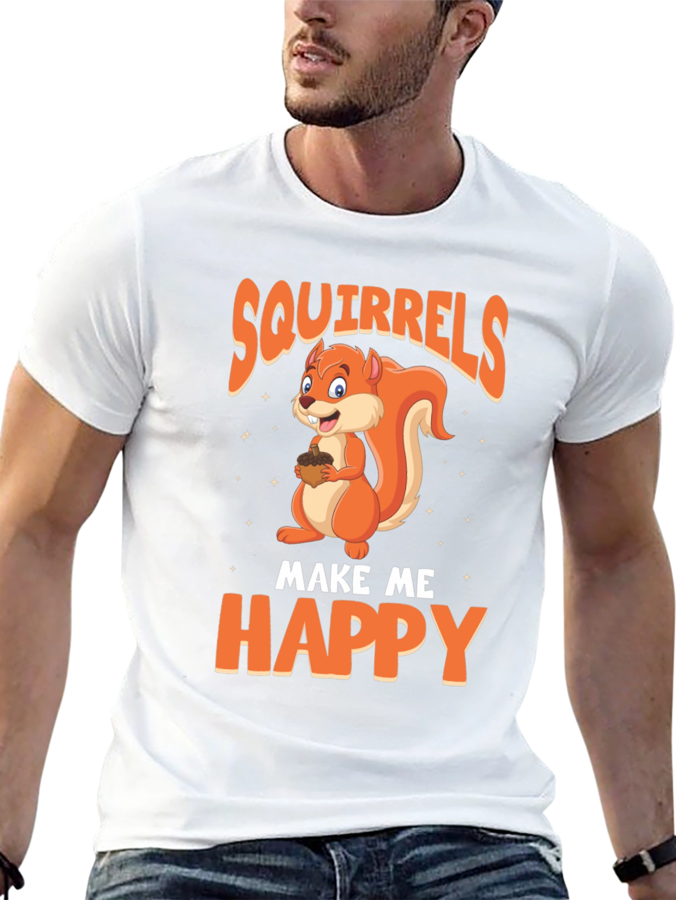 Squirrels Make Me Happy T-Shirt