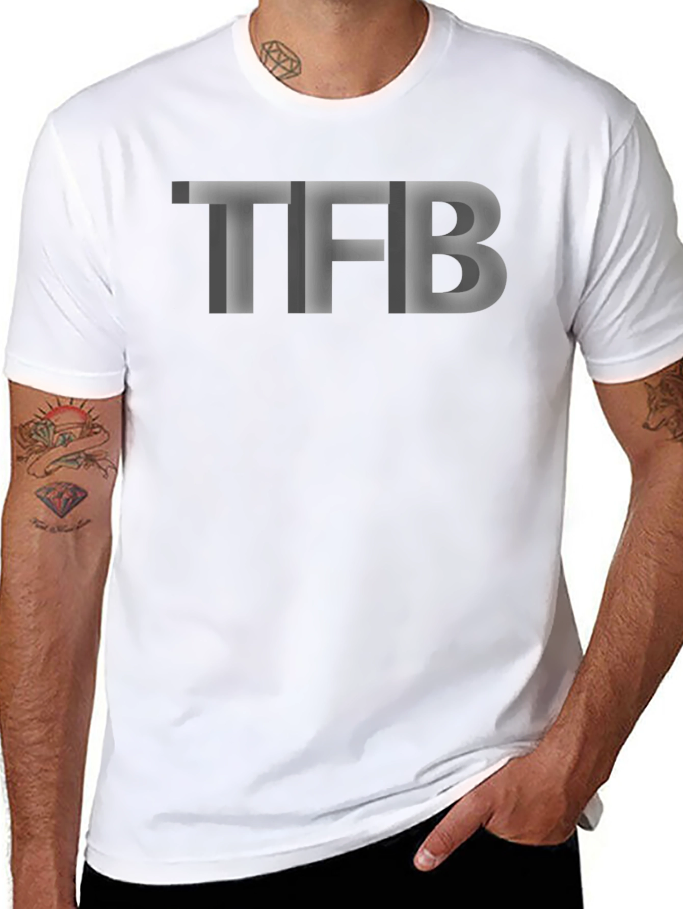TFB Graphic Black Tee - Stylish Mens Fashion