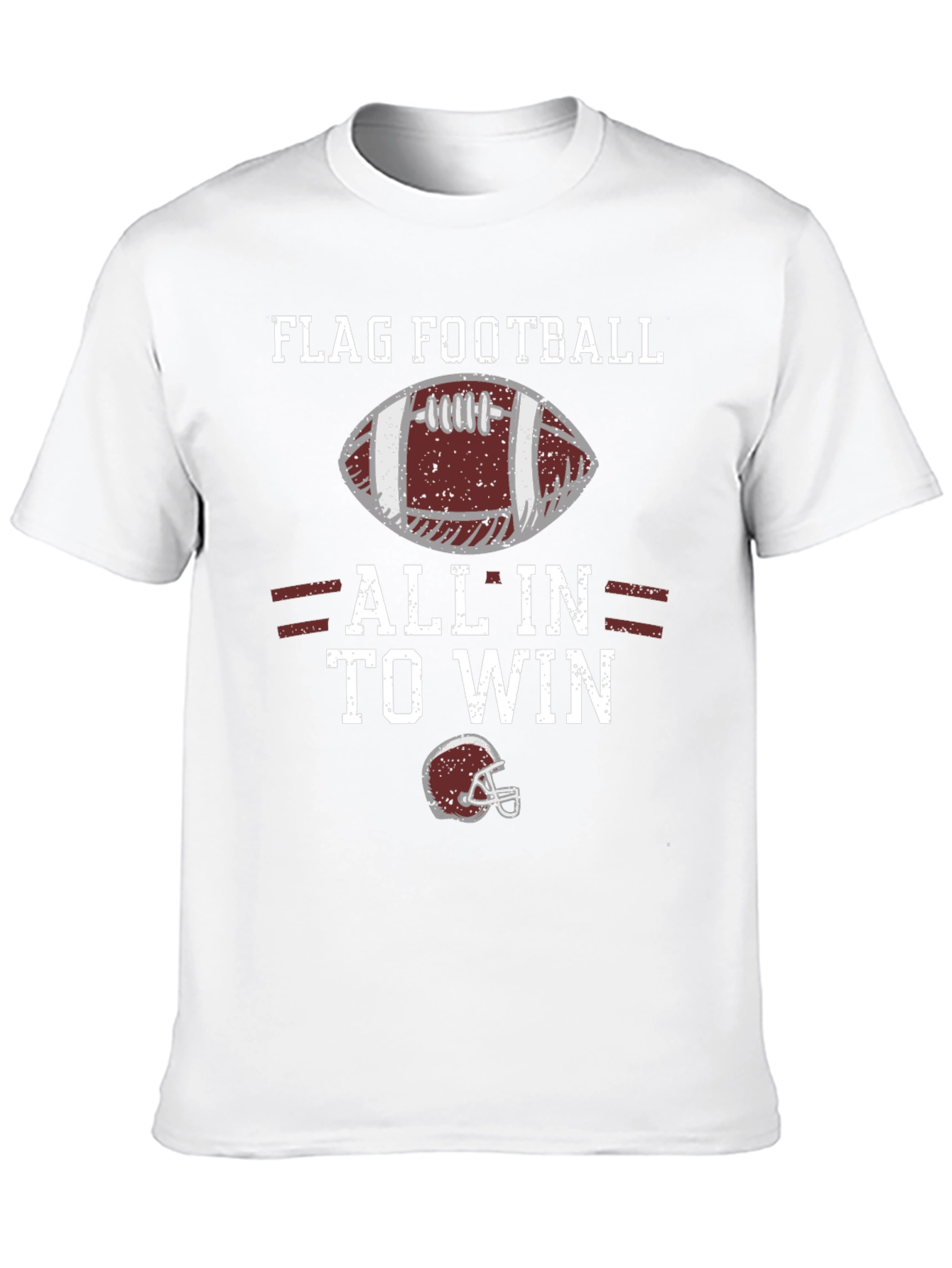 Flag Football All In To Win Graphic T-Shirt
