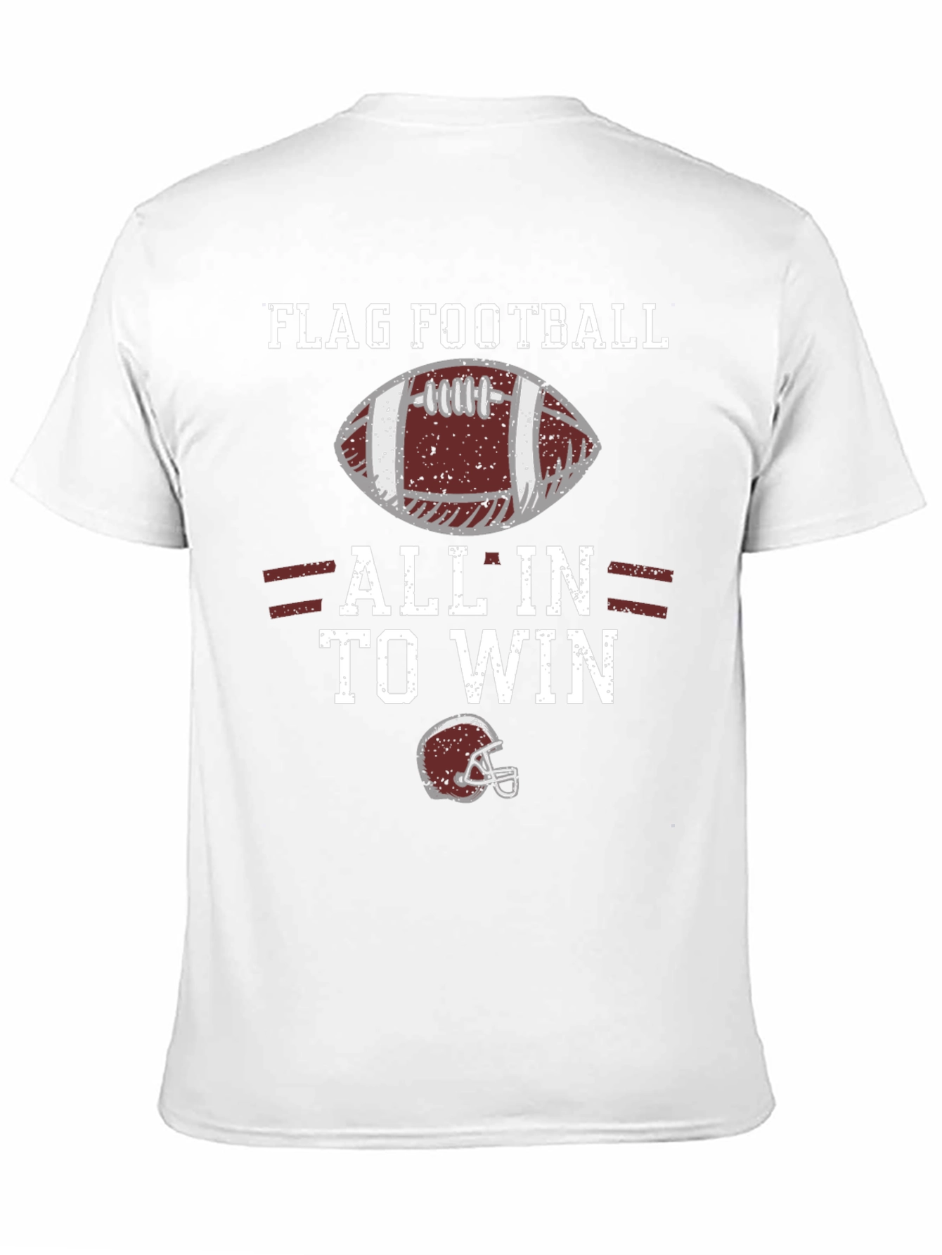 Flag Football All In To Win Graphic T-Shirt