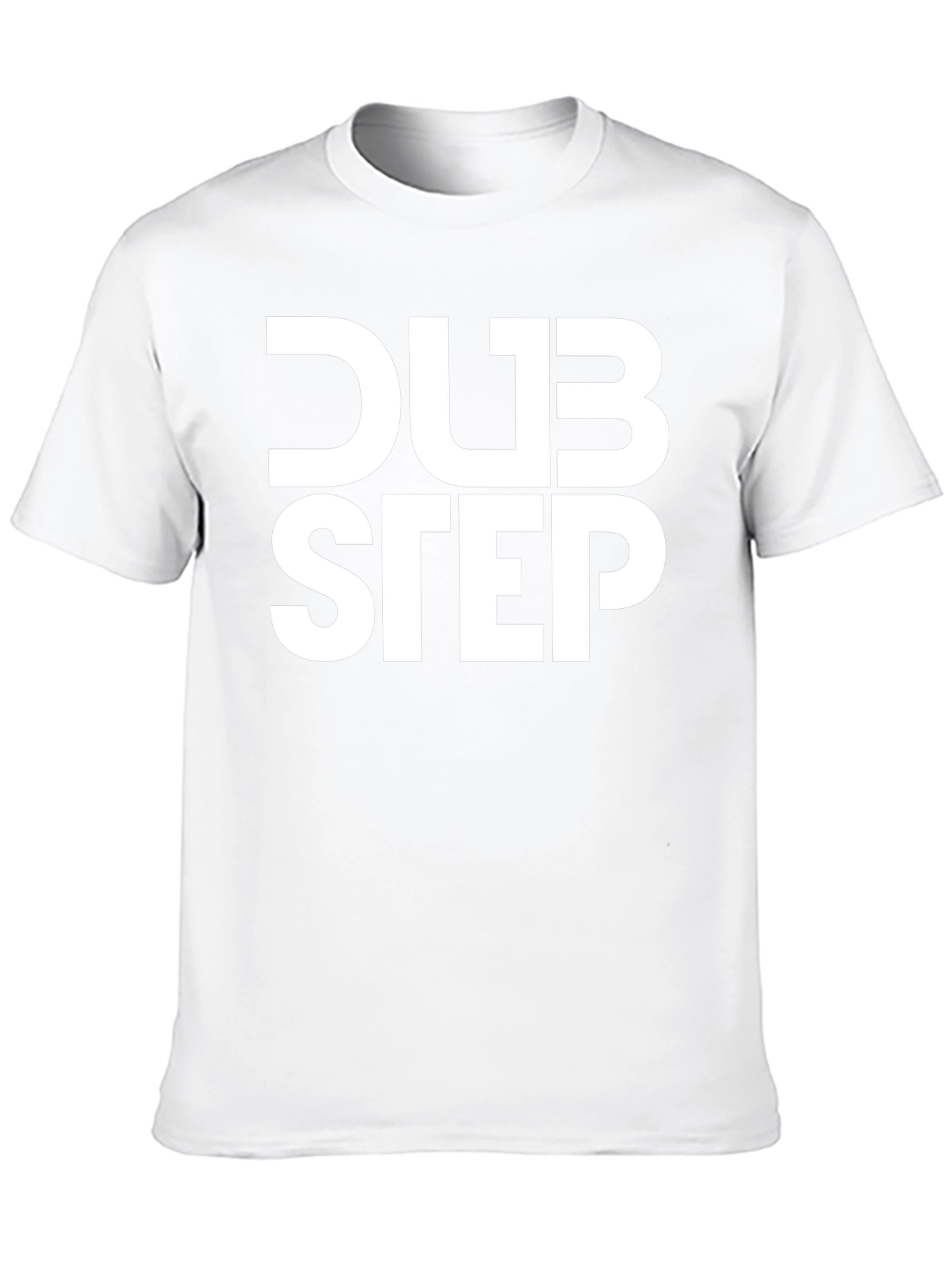 Dubstep Graphic Tee - Black Cotton Music Shirt