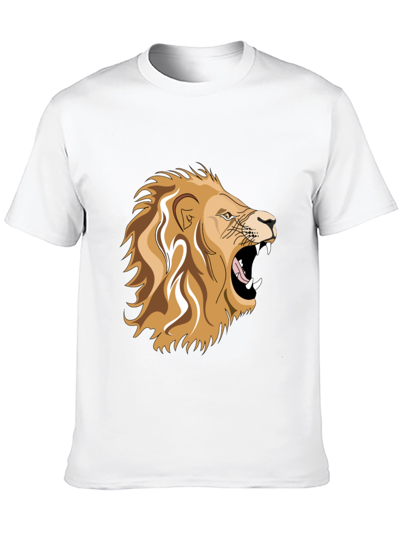 Lion Graphic Black T-Shirt