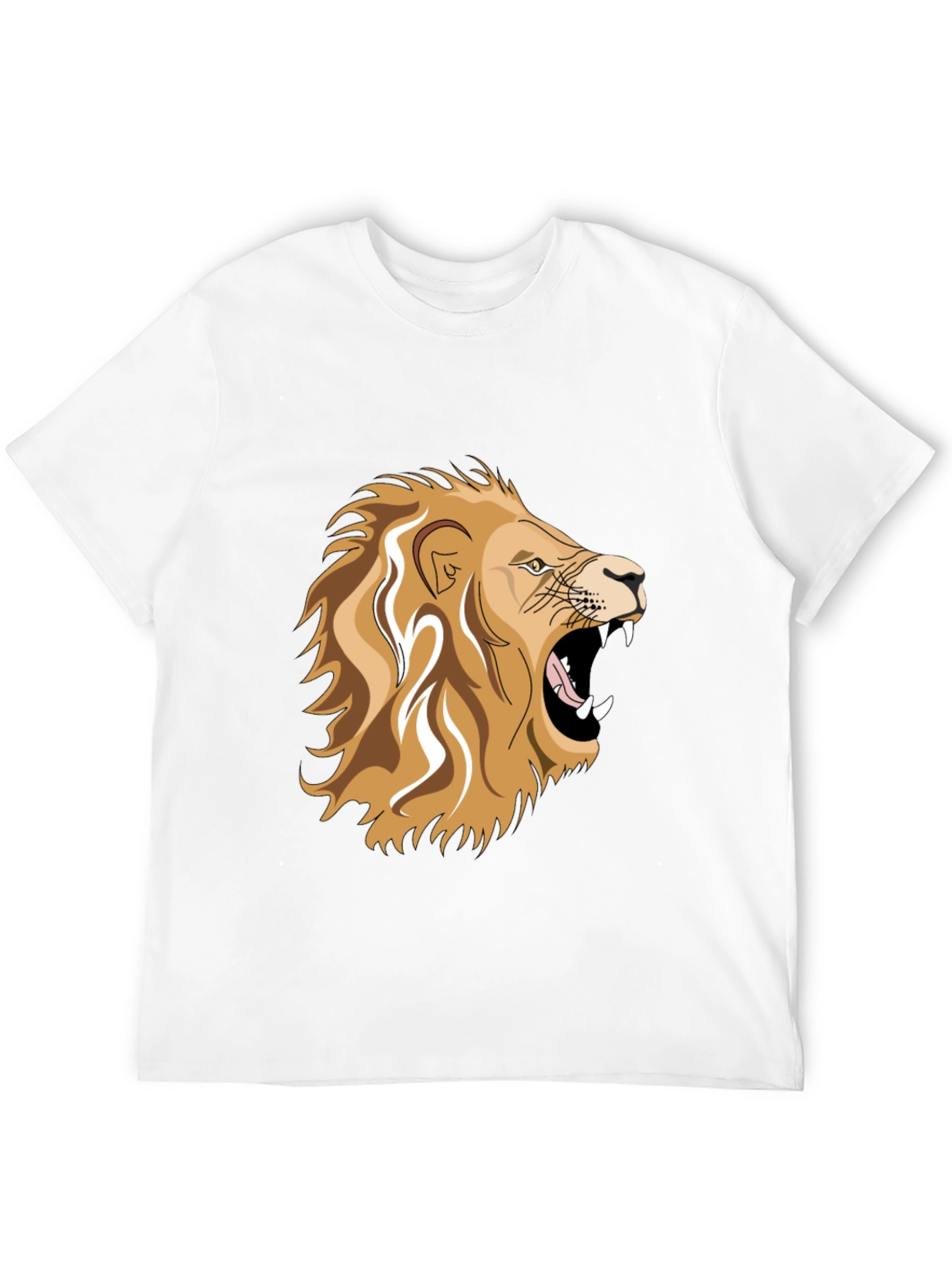 Lion Graphic Black T-Shirt