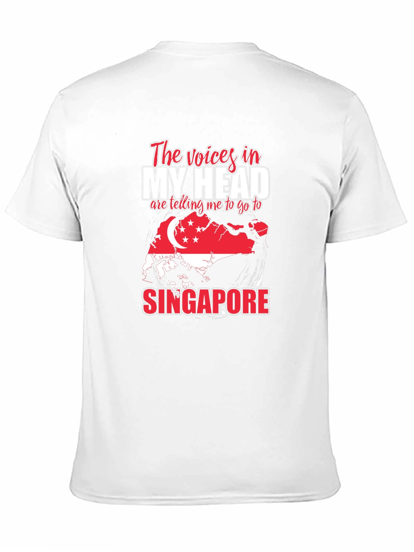 Singapore Graphic T-Shirt - Voices In My Head