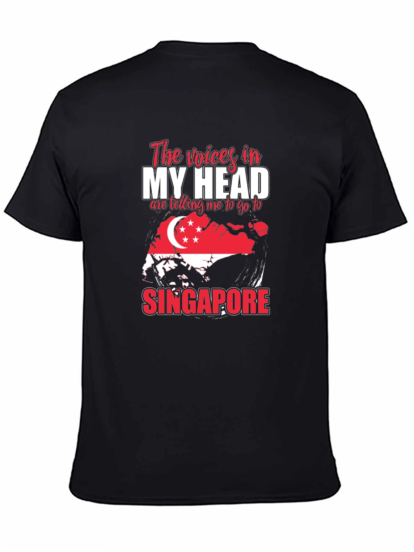 Singapore Graphic T-Shirt - Voices In My Head