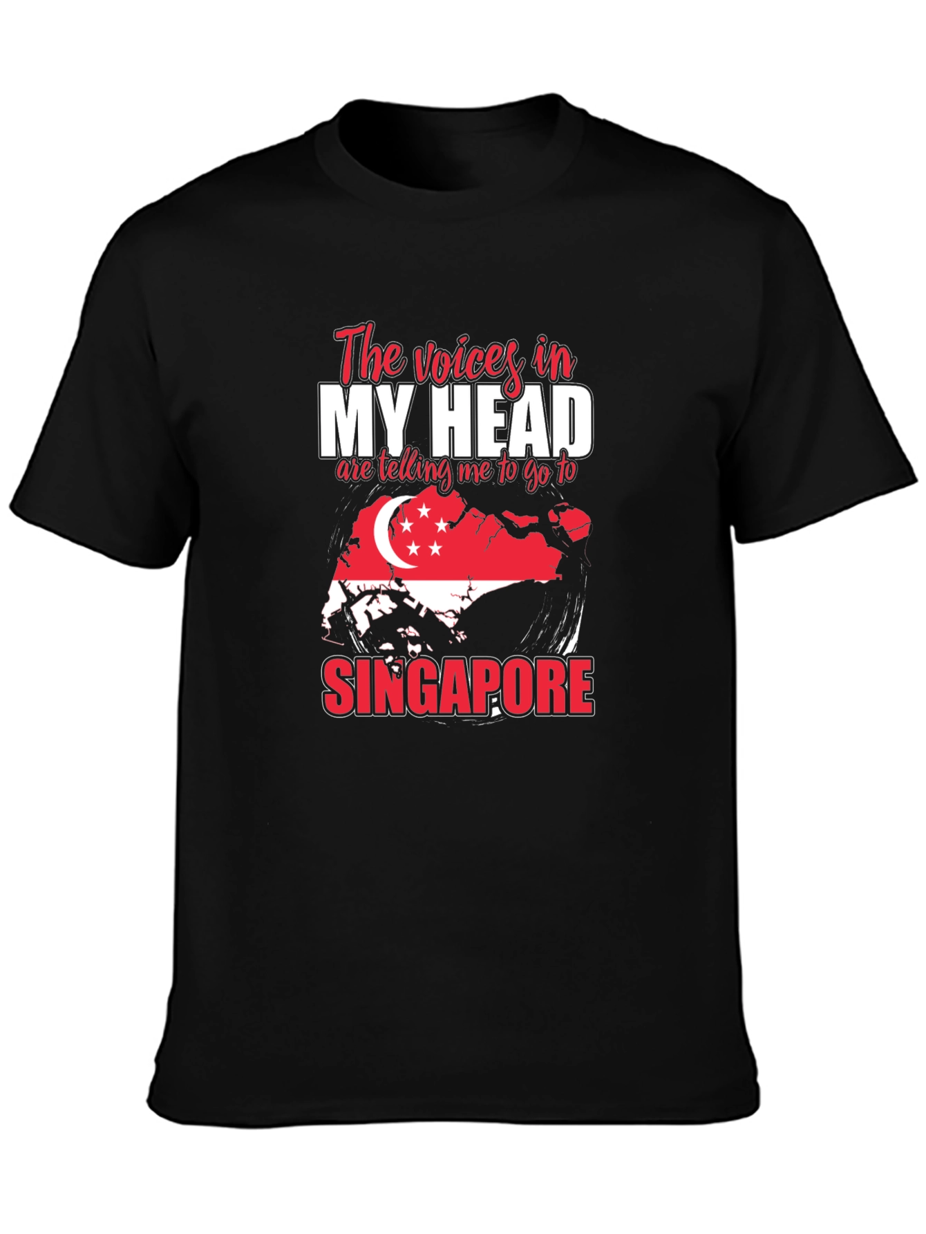Singapore Graphic T-Shirt - Voices In My Head