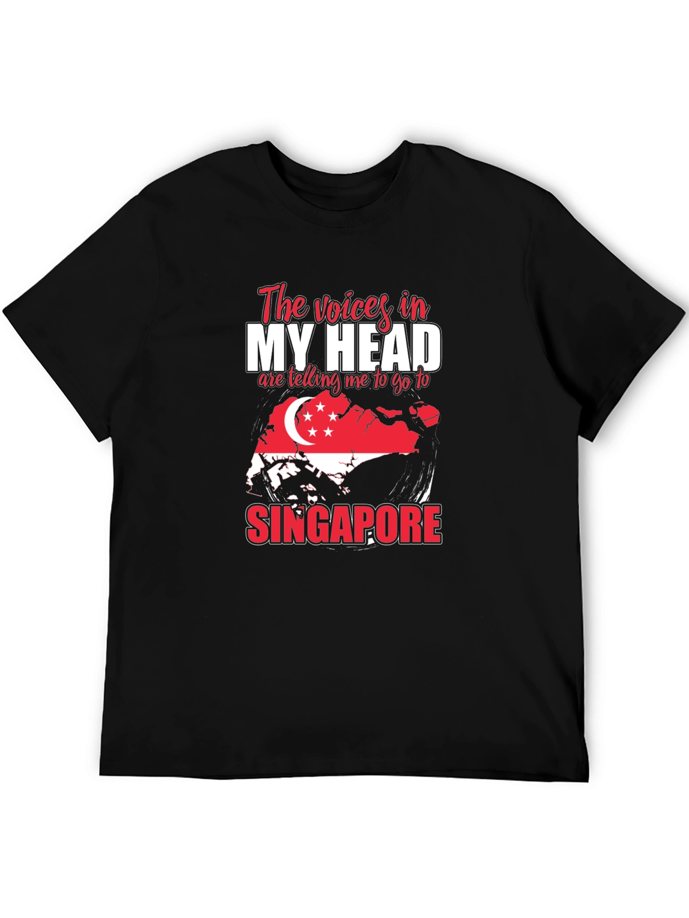 Singapore Graphic T-Shirt - Voices In My Head