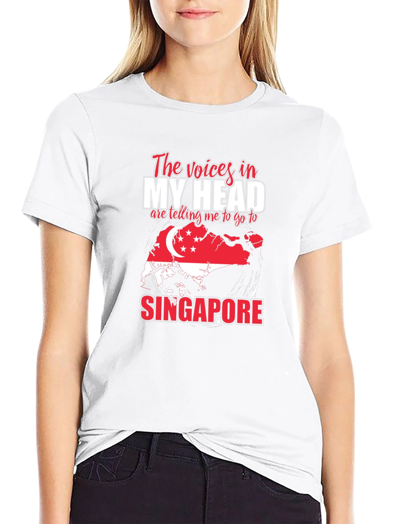 Singapore Graphic T-Shirt - Voices In My Head