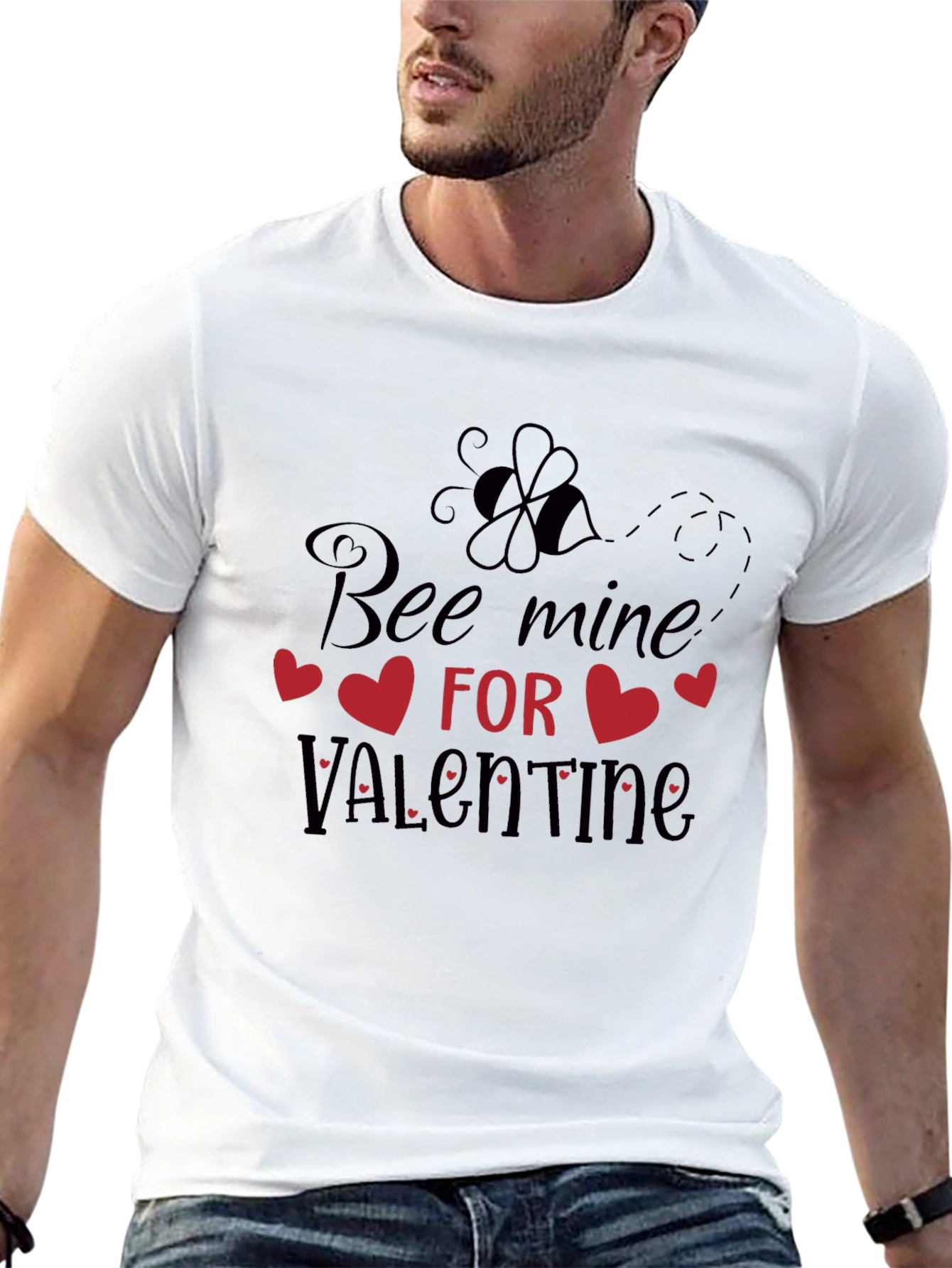Bee Mine Valentines Day Graphic Tee