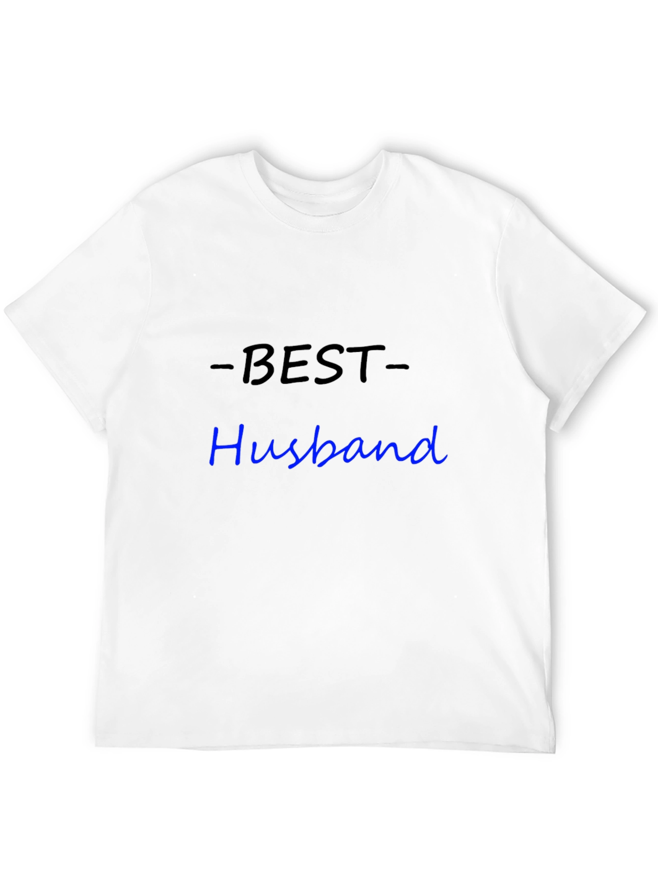Best Husband T-Shirt - Black Cotton Blend