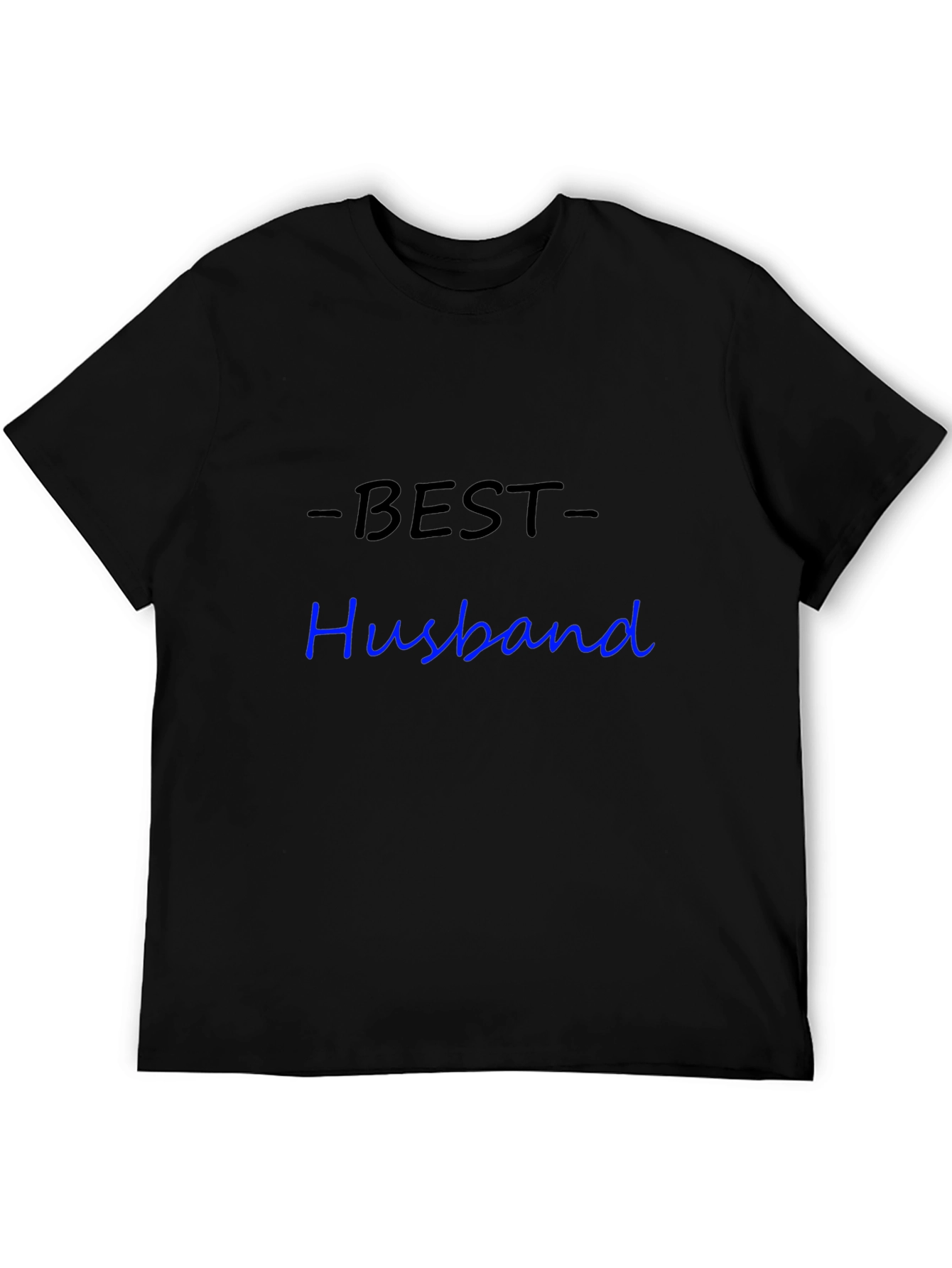 Best Husband T-Shirt - Black Cotton Blend