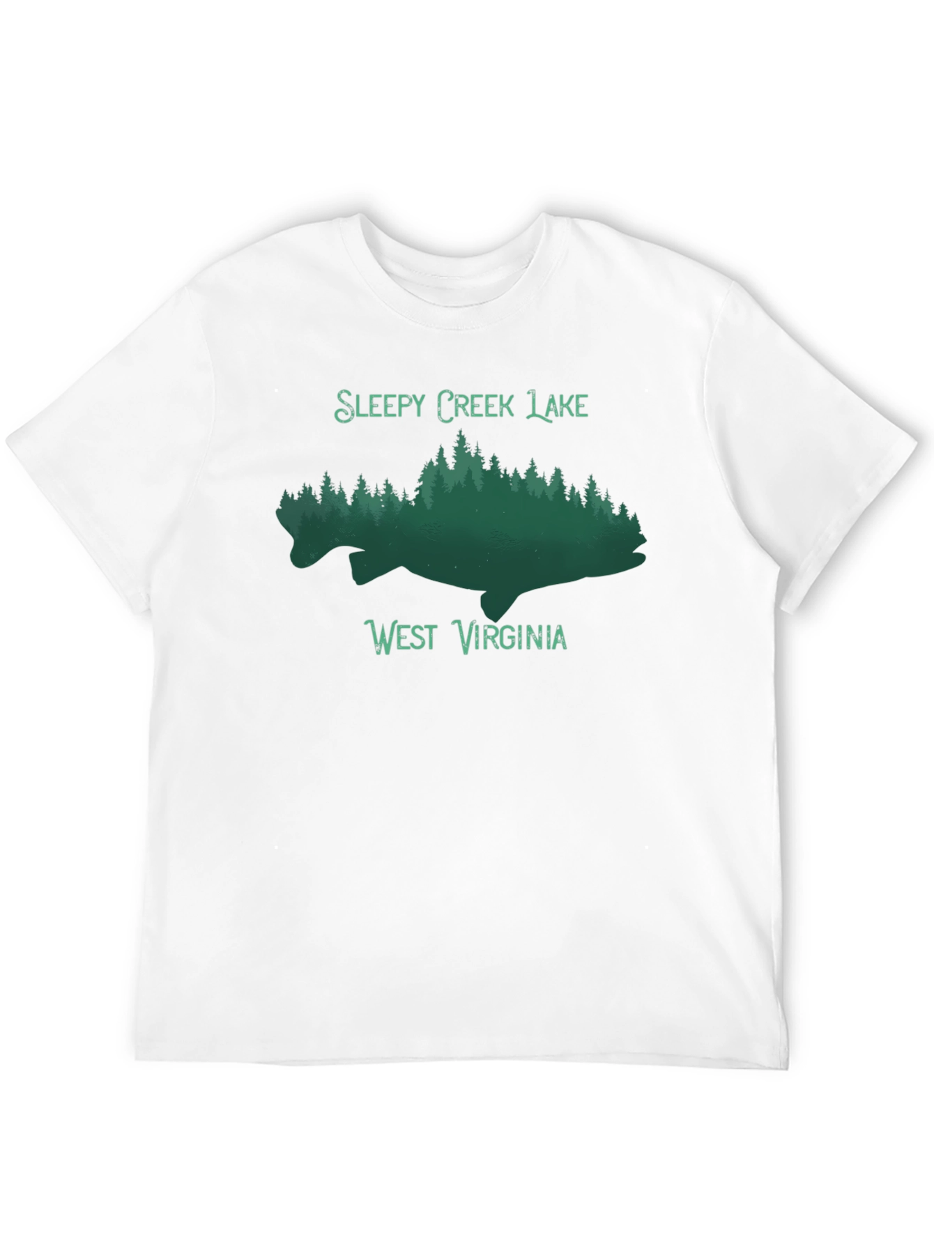 Sleepy Creek Lake West Virginia Black Tee