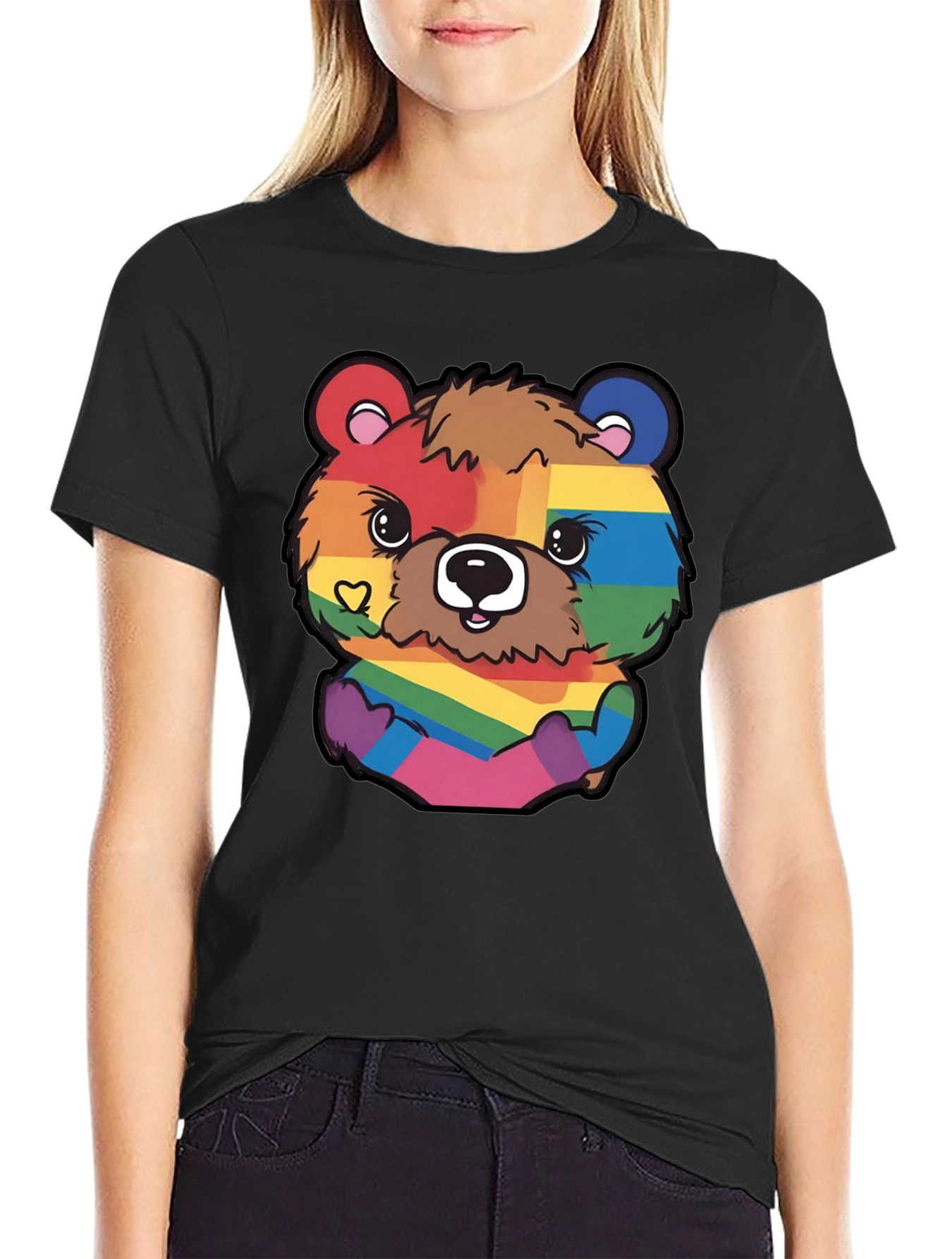 Rainbow Bear Graphic T-Shirt Pride