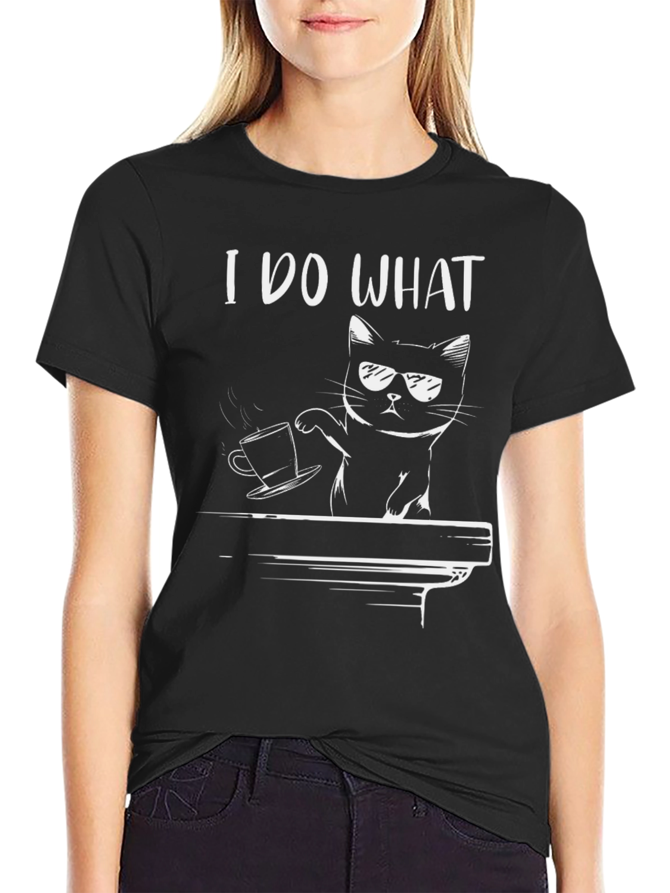 I Do What I Want Cat T-Shirt