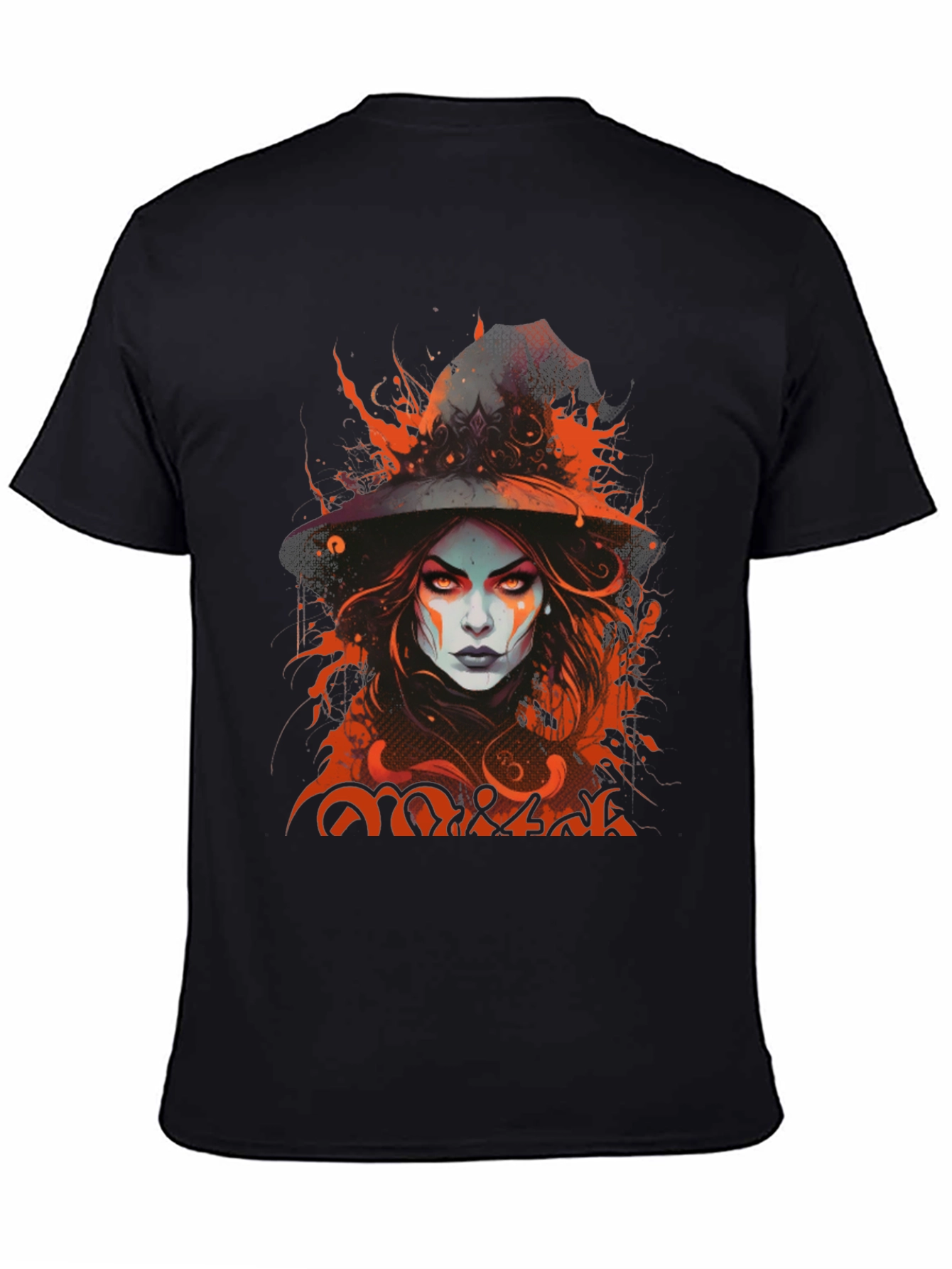Witch Graphic Tee - Halloween Fashion