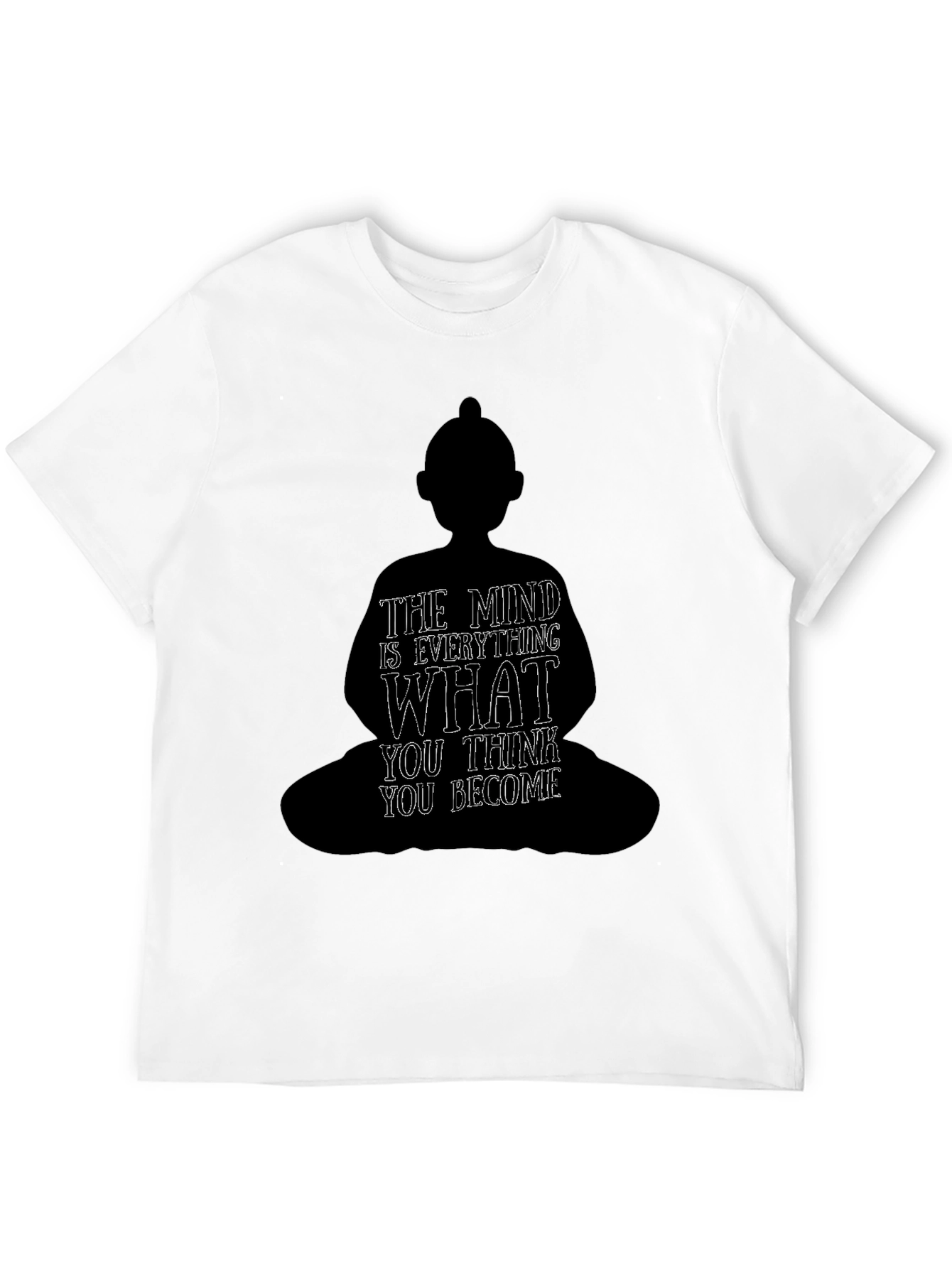 Buddha Mind Quote Graphic T-Shirt - Unisex