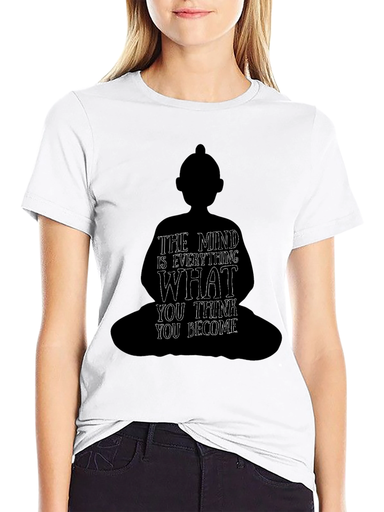 Buddha Mind Quote Graphic T-Shirt - Unisex
