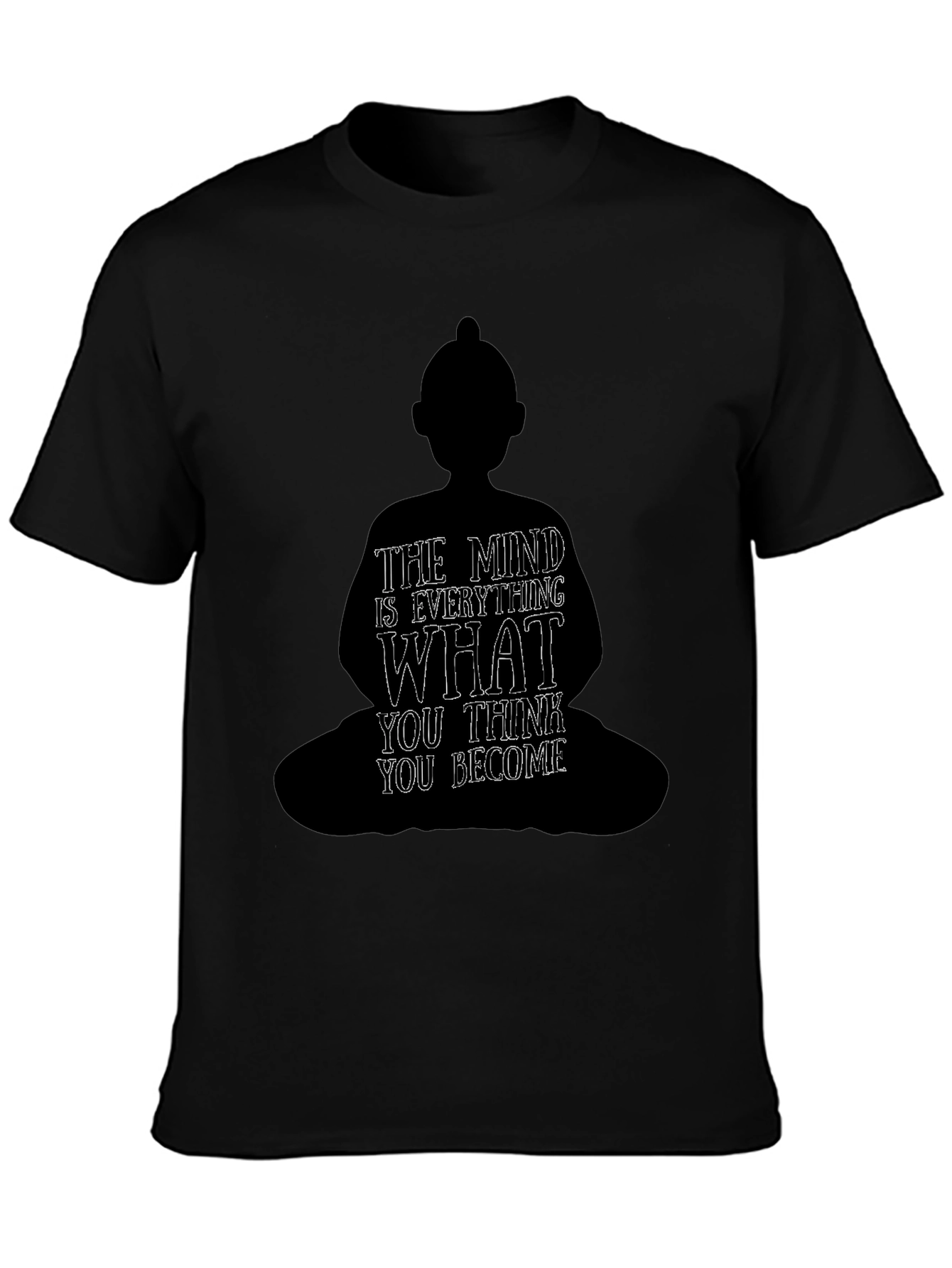Buddha Mind Quote Graphic T-Shirt - Unisex