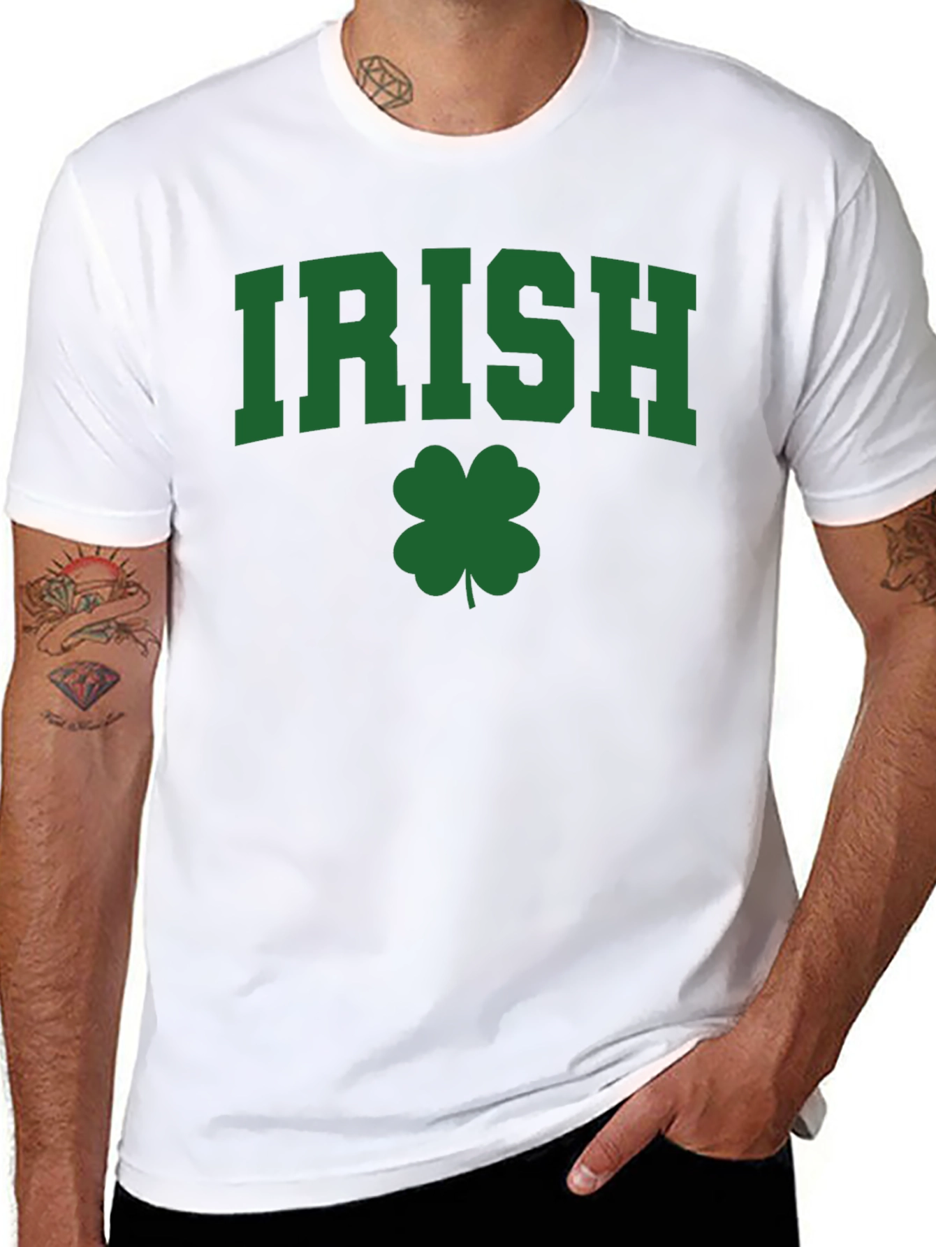 Irish Shamrock Graphic T-Shirt