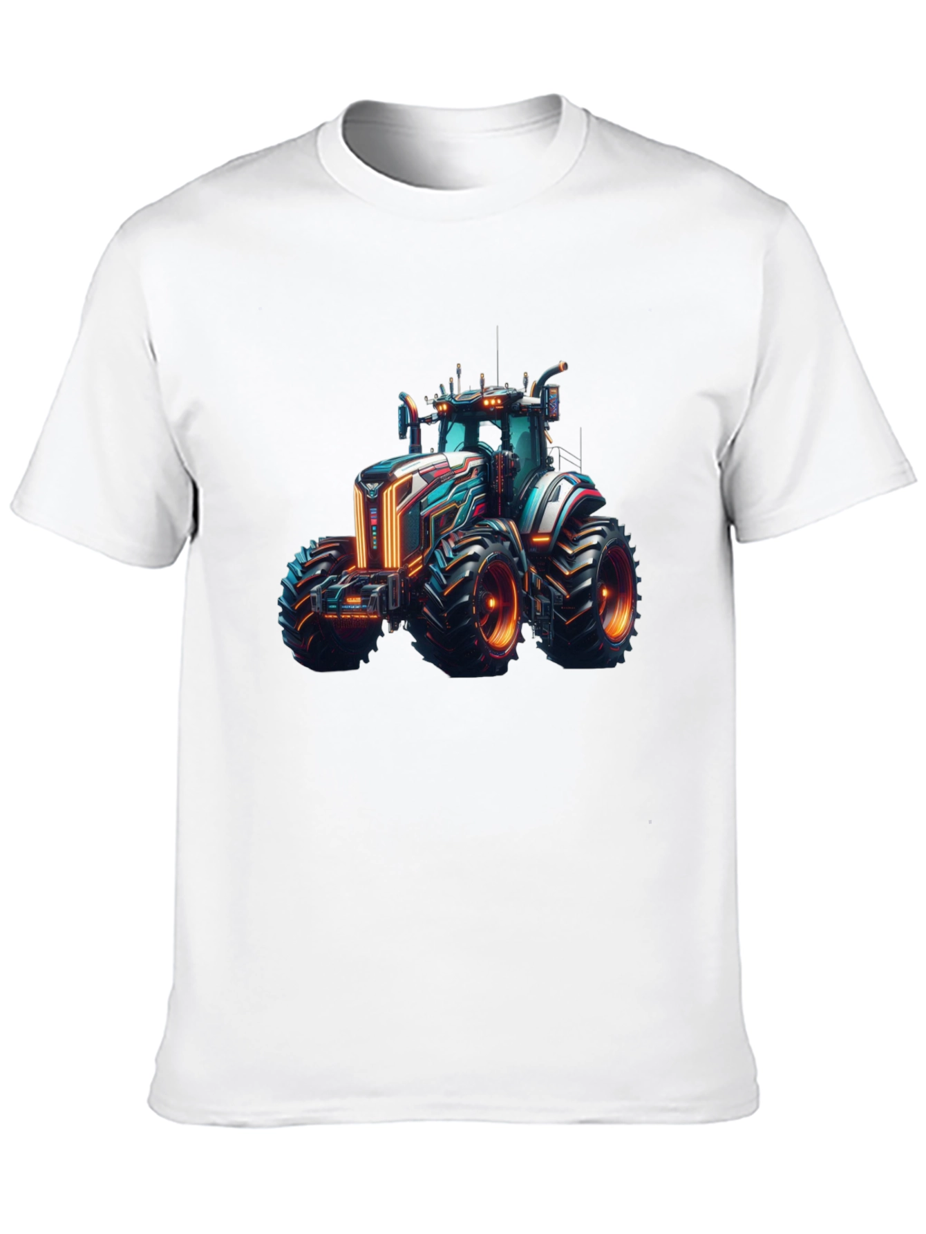 Futuristic Tractor Graphic Tee