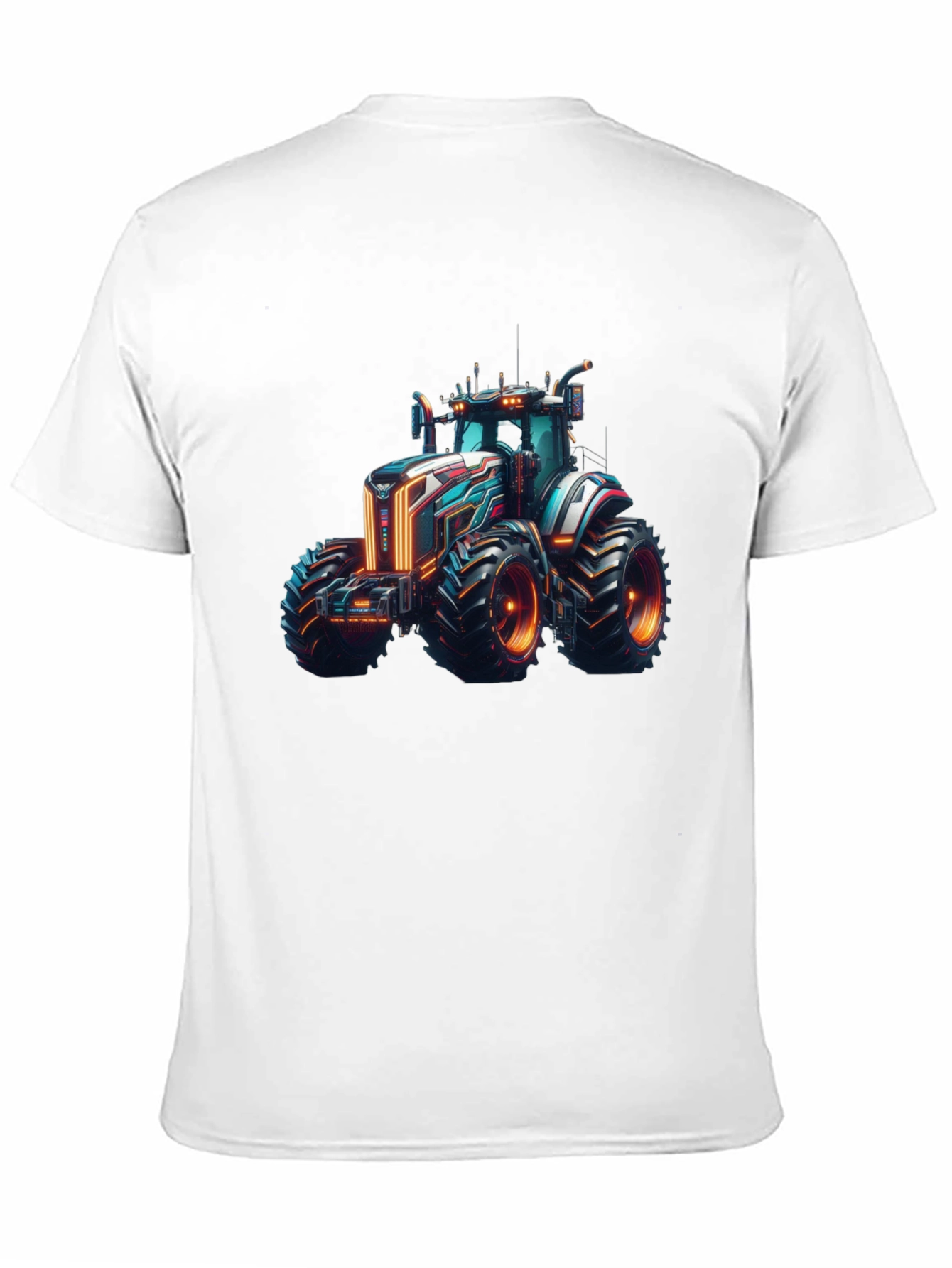 Futuristic Tractor Graphic Tee